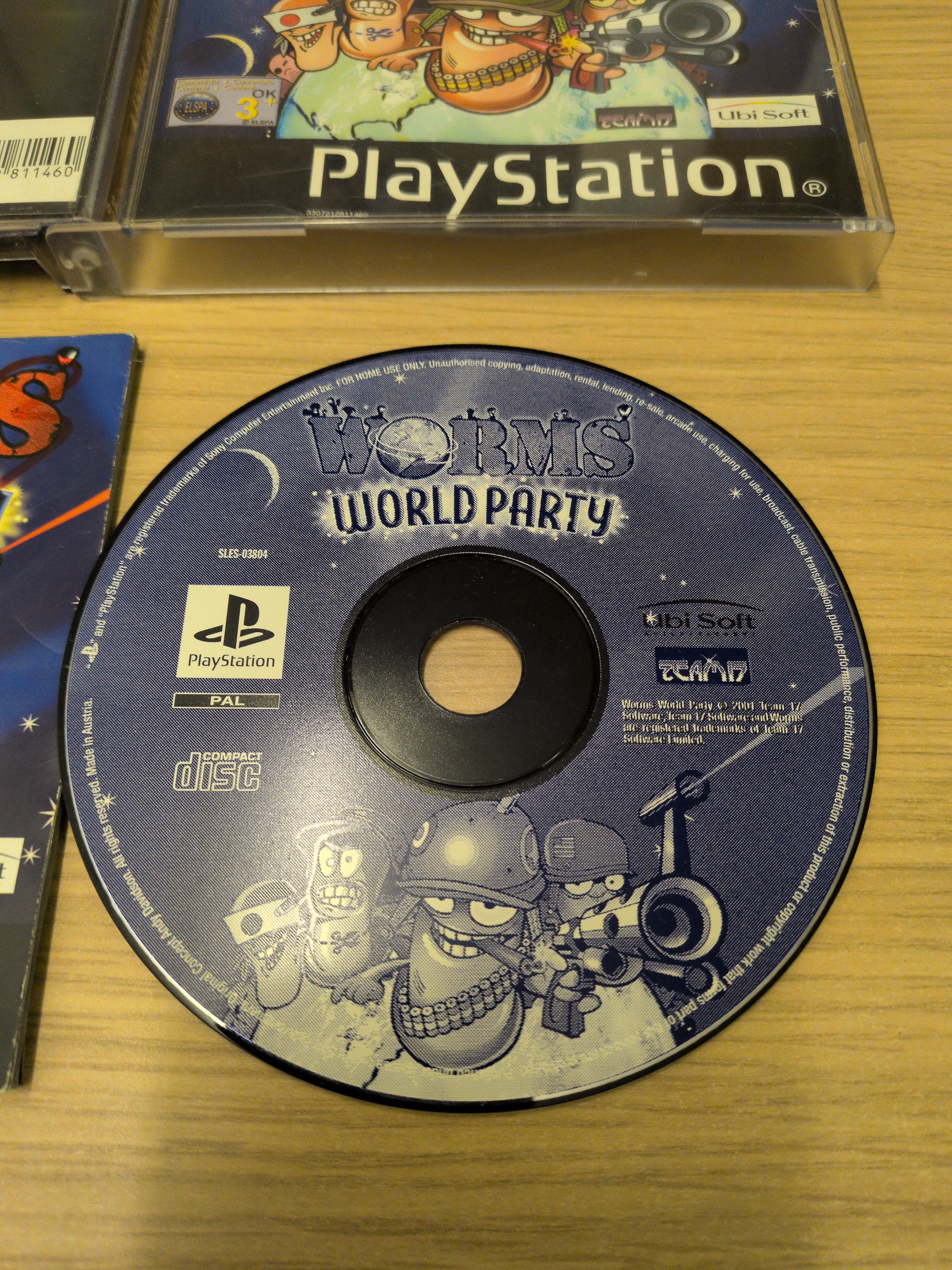 Worms World Party Sony PS1 game