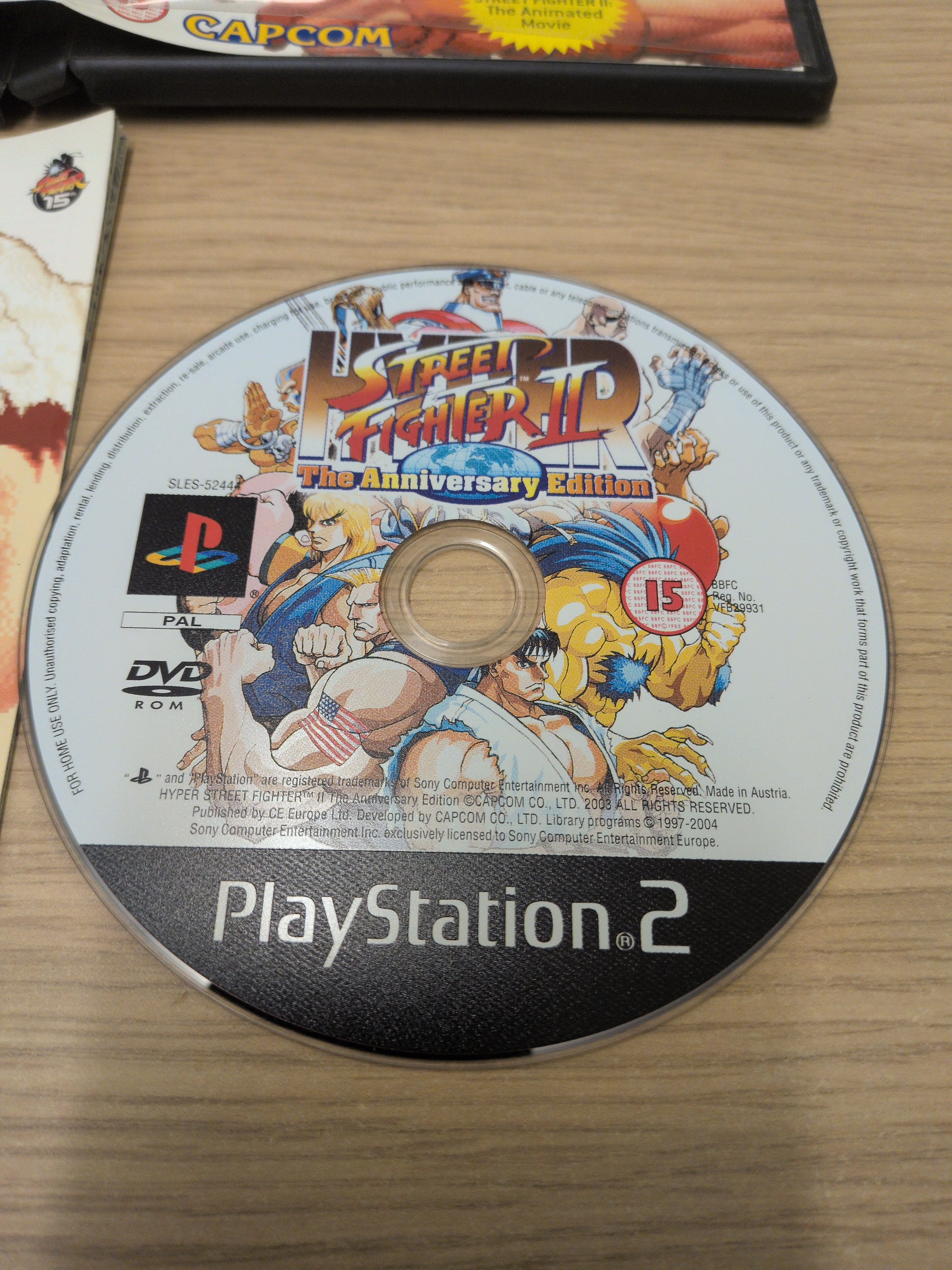 Hyper Street Fighter II Sony PS2 game