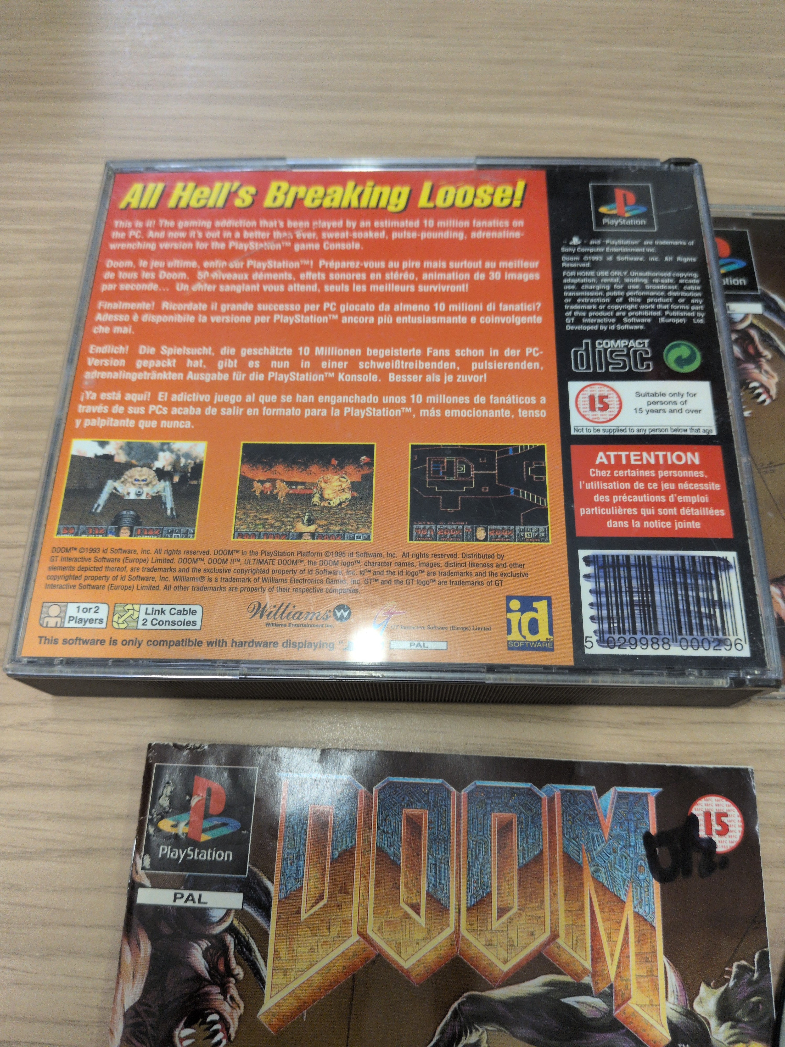 Doom (Big Box) Sony PS1 game