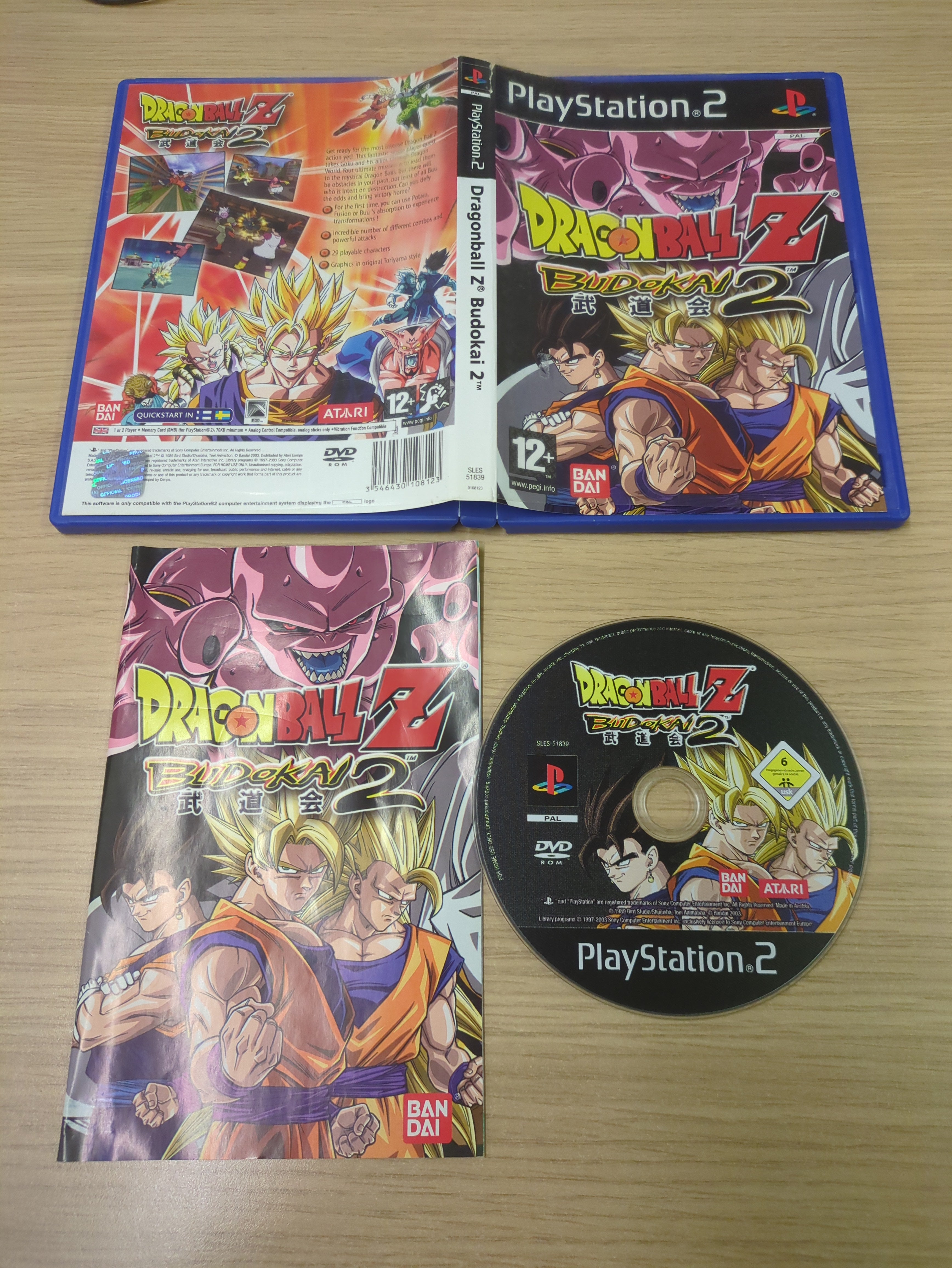 Dragonball Z Budokai 2 Sony PS2 game