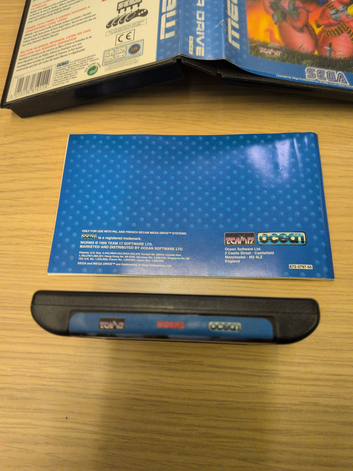 Worms Sega Mega Drive game
