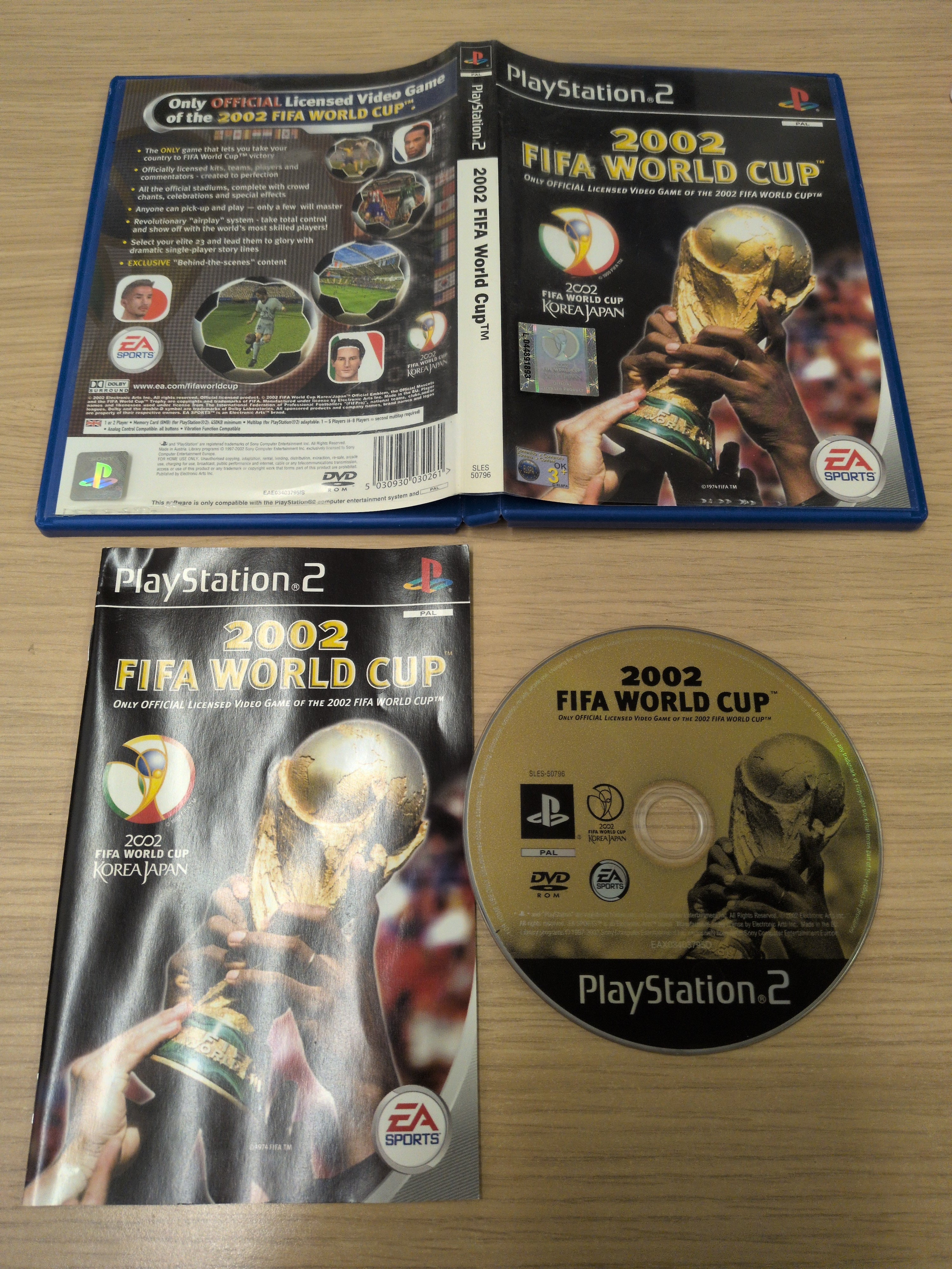 2002 FIFA World Cup Sony PS2 game