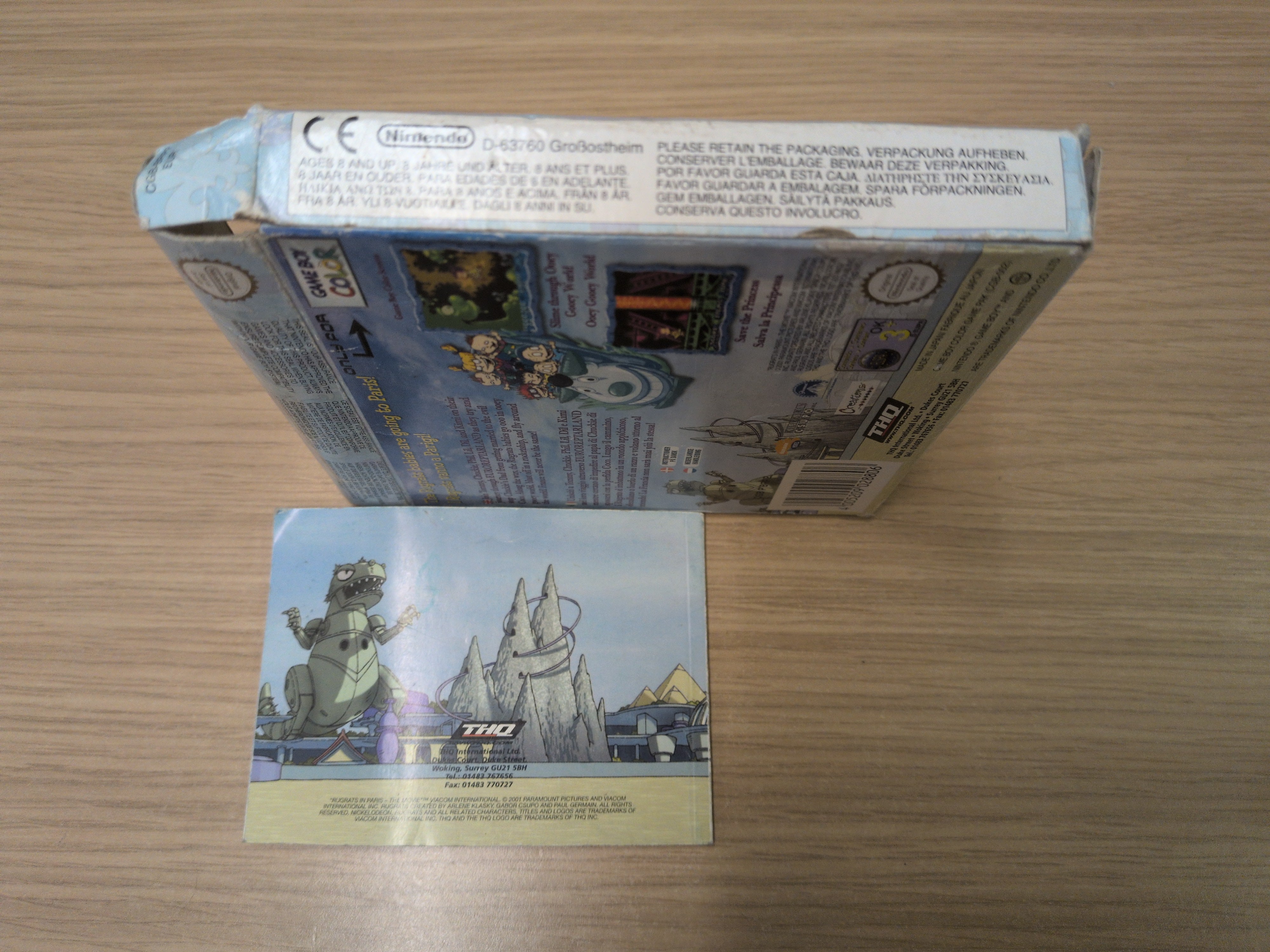 Rugrats In Paris The Movie Nintendo Game Boy Color Boxed