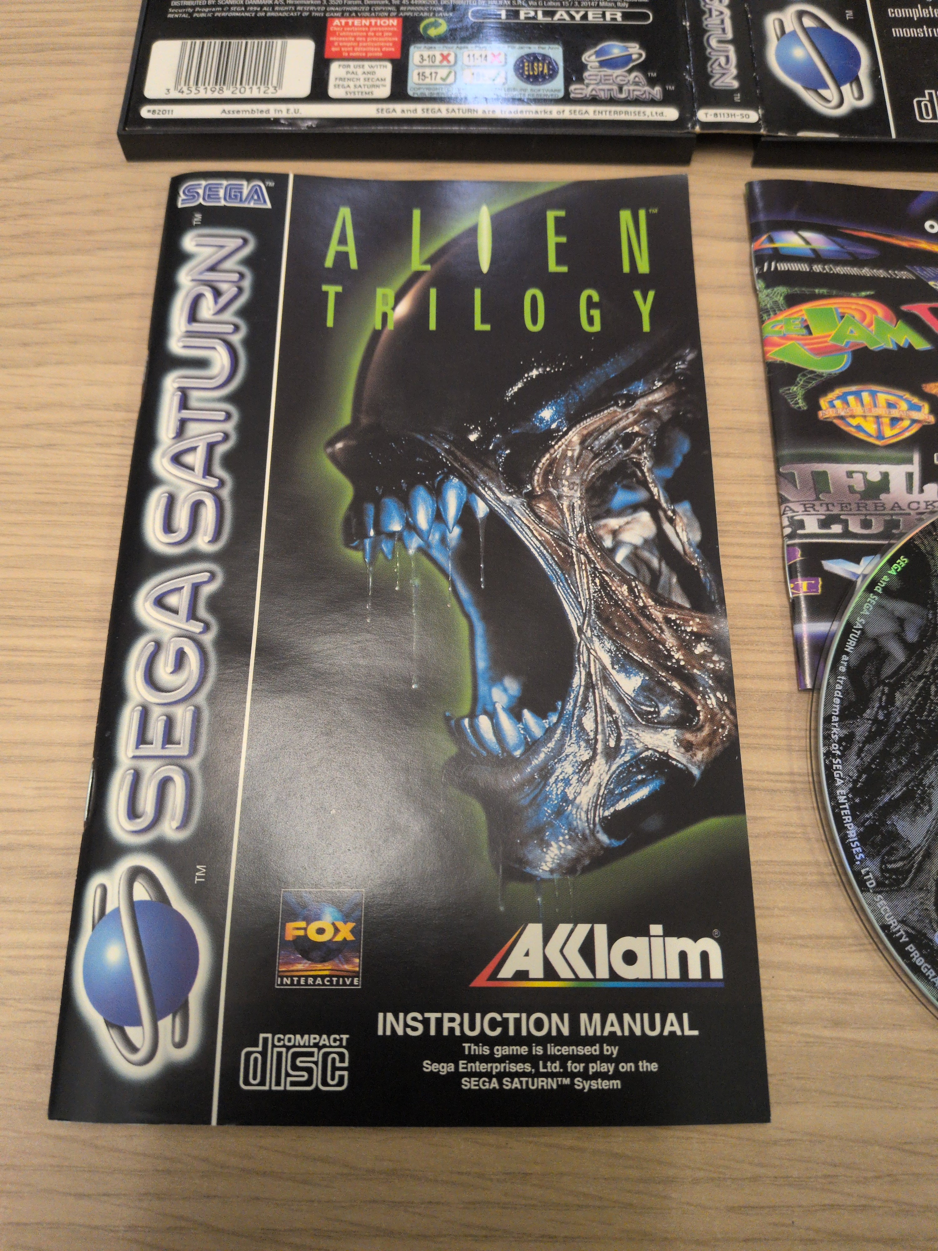 Alien Trilogy Sega Saturn game