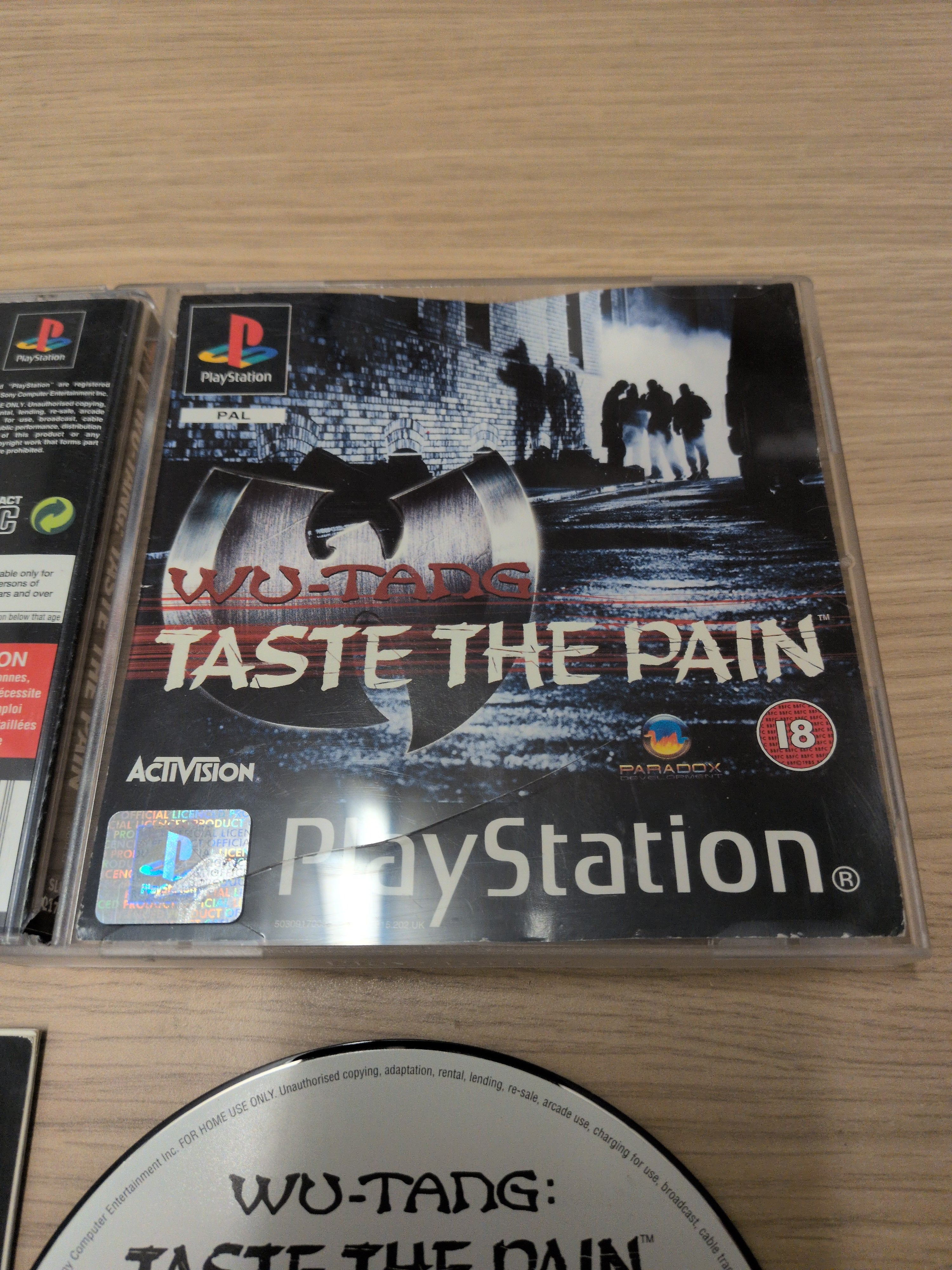 Wu Tang Taste the Pain Sony PS1 game