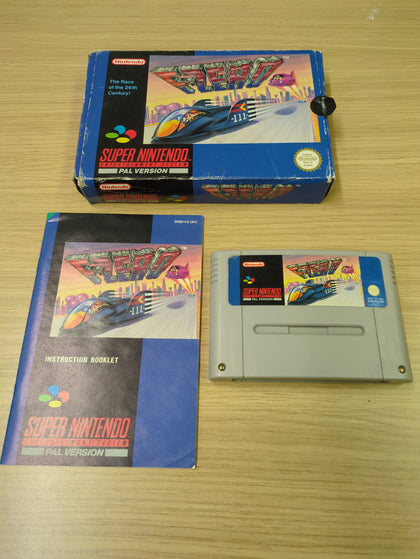 F-Zero Super Nintendo SNES game Boxed