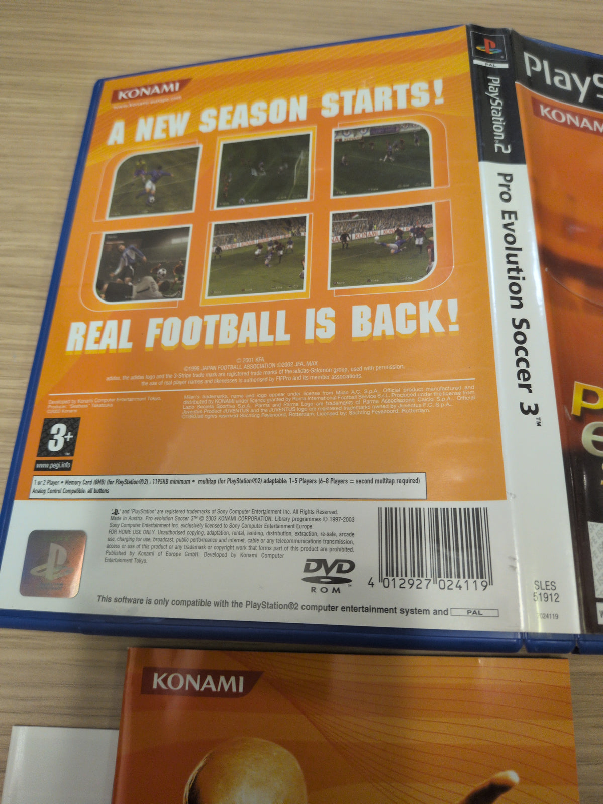 Pro Evolution Soccer 3 Sony PS2 game