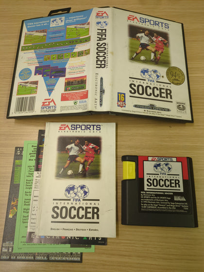 FIFA International Soccer Sega Mega Drive game complete