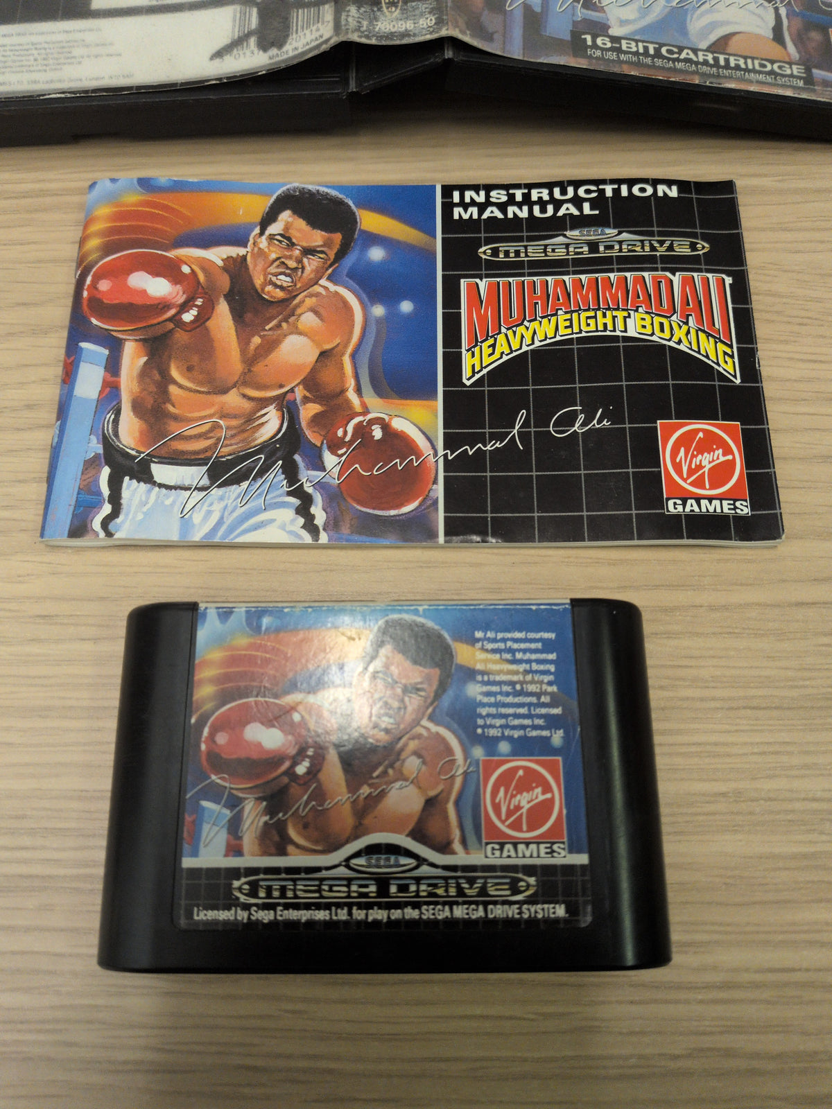 Muhammed Ali Heavyweight Boxing Sega Mega Drive game