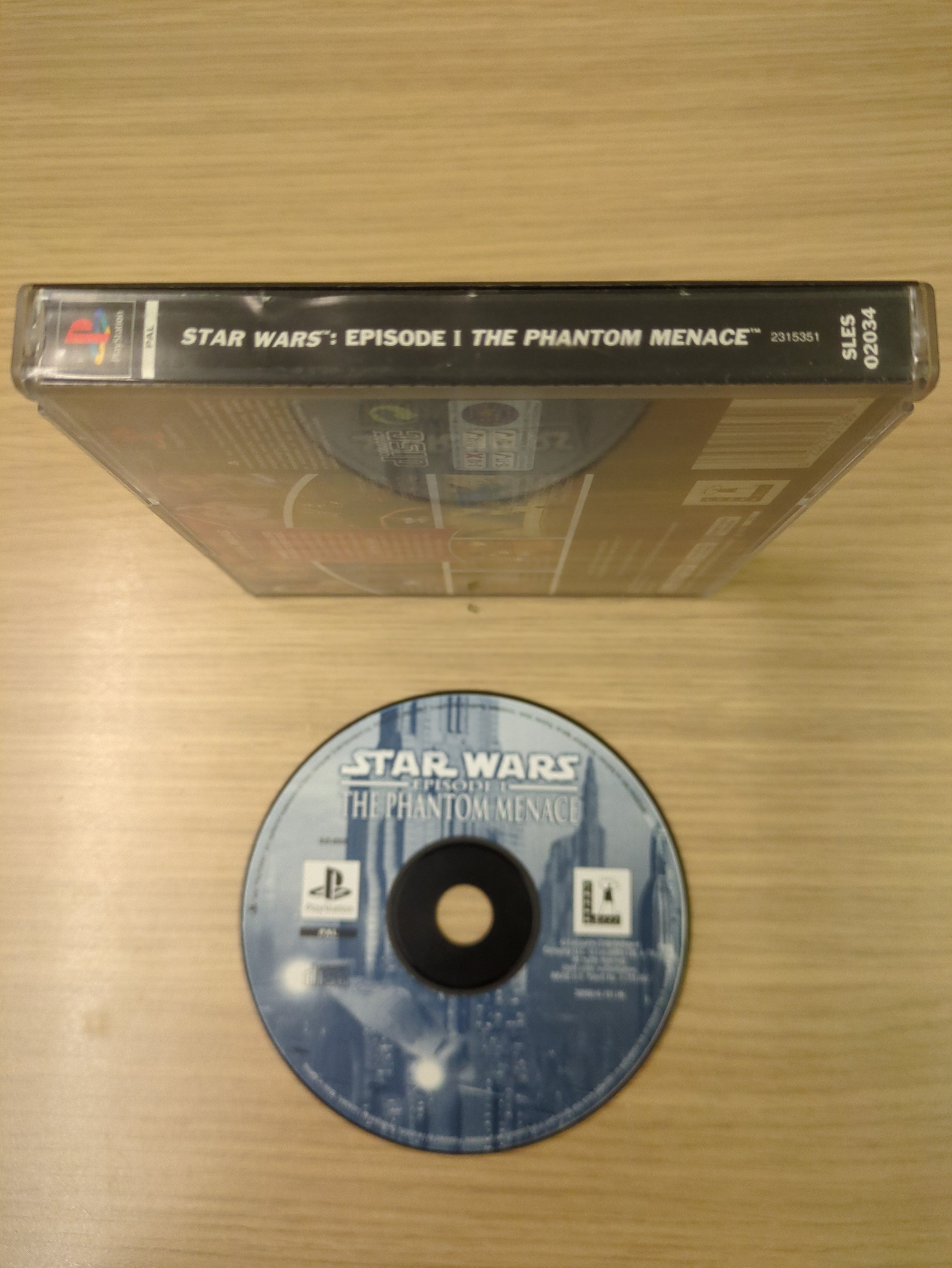 Star Wars Episode I The Phantom Menace Sony PS1 game