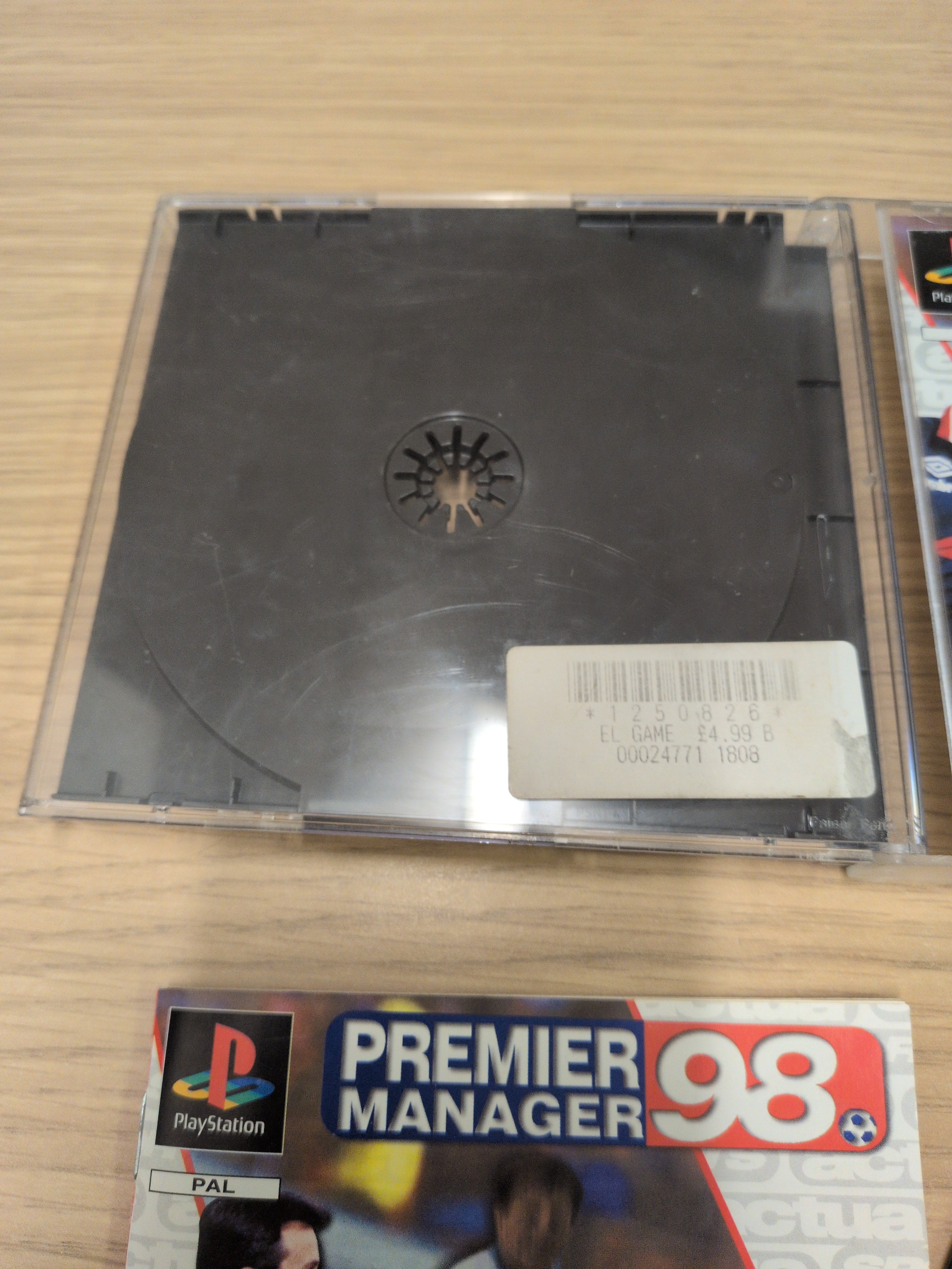 Premier Manager 98 Sony PS1 game