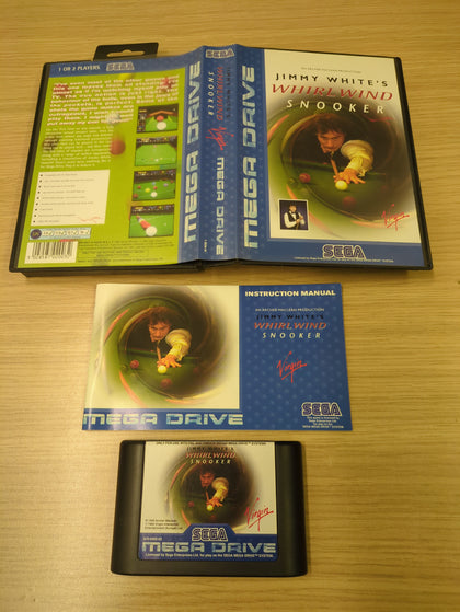 Jimmy White's Whirlwind Snooker Sega Mega Drive game