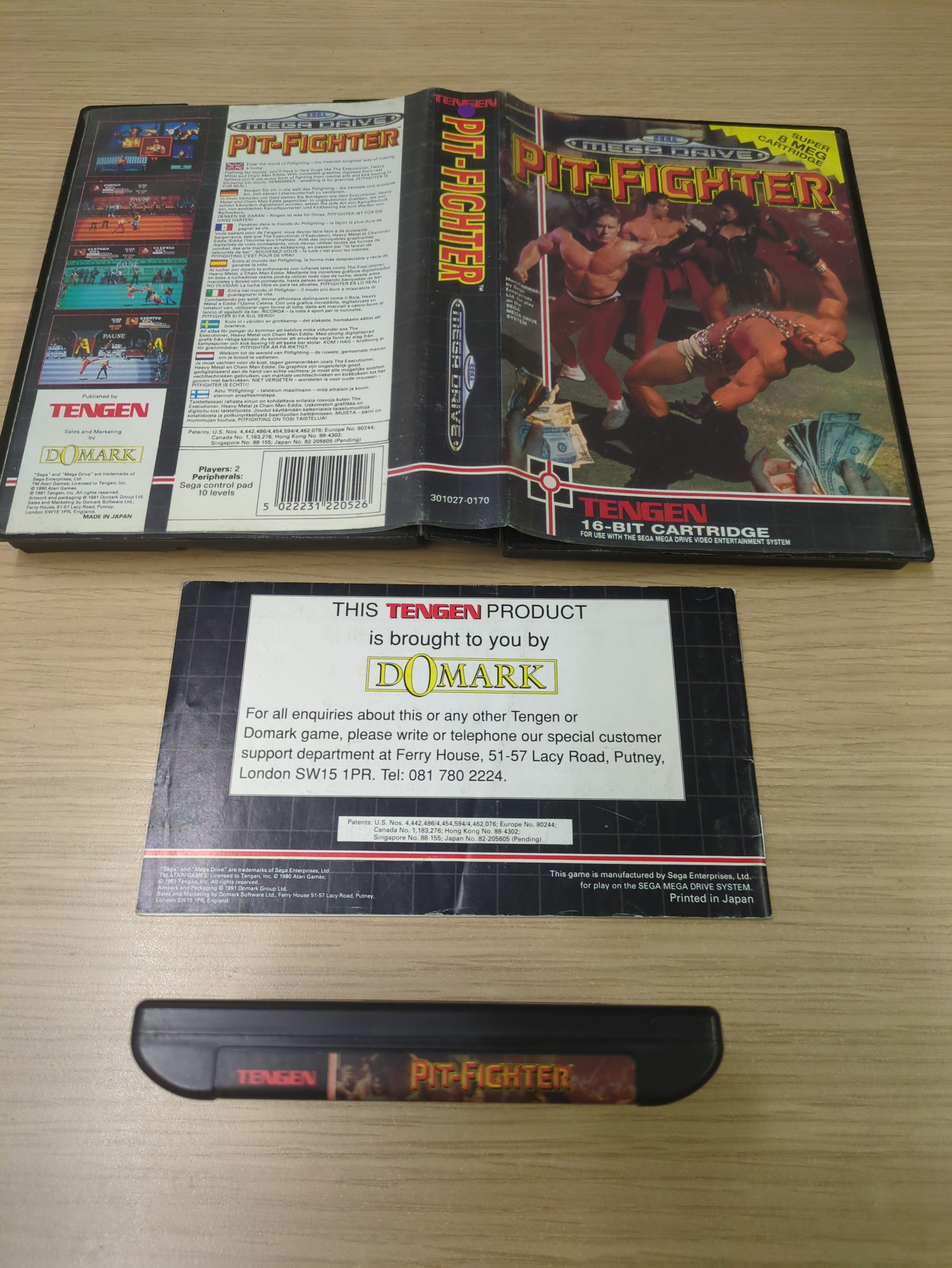 Pit-Fighter Sega Mega Drive game