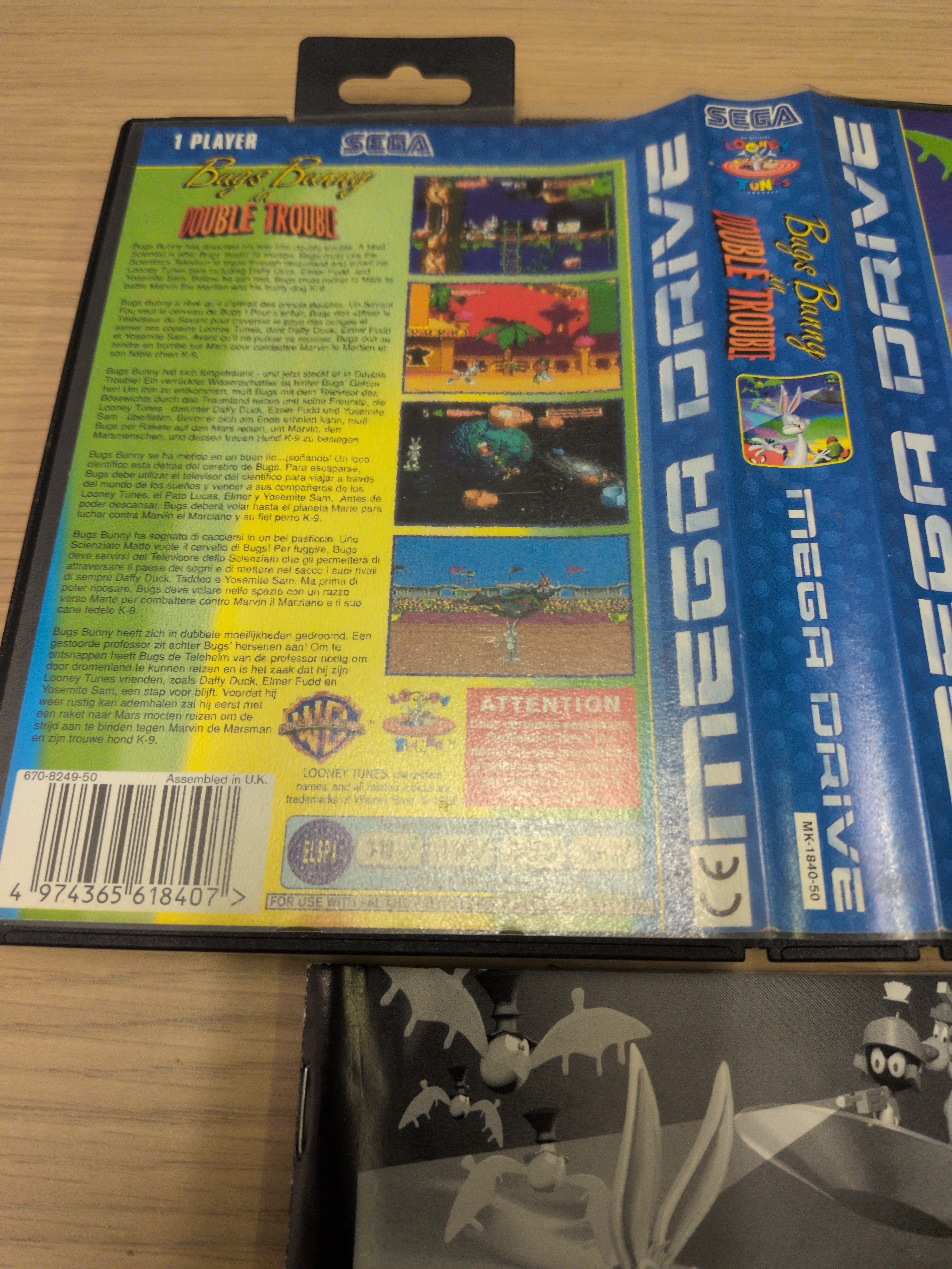Bugs Bunny in Double Trouble Sega Mega Drive game