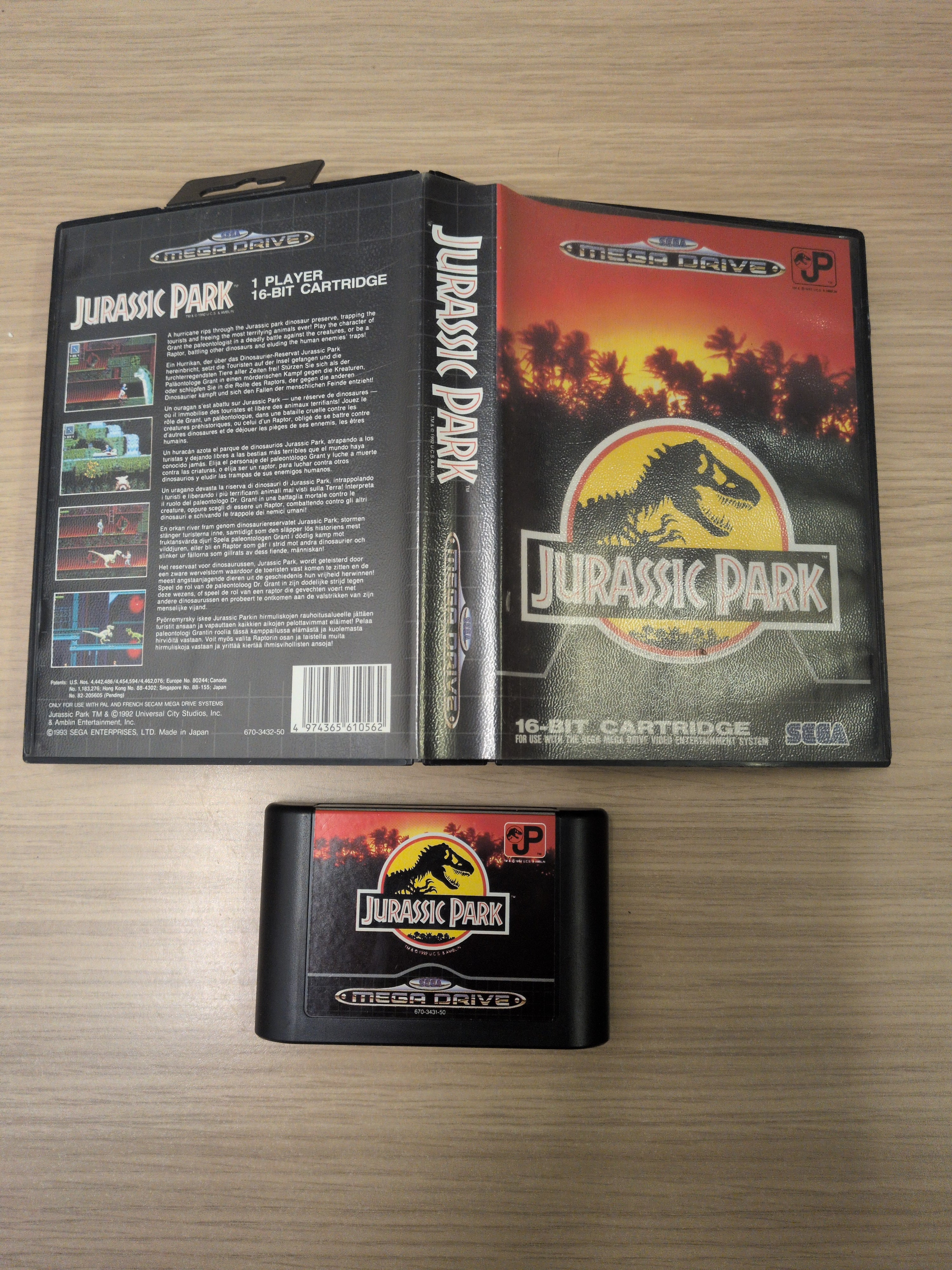 Jurassic Park Sega Mega Drive game