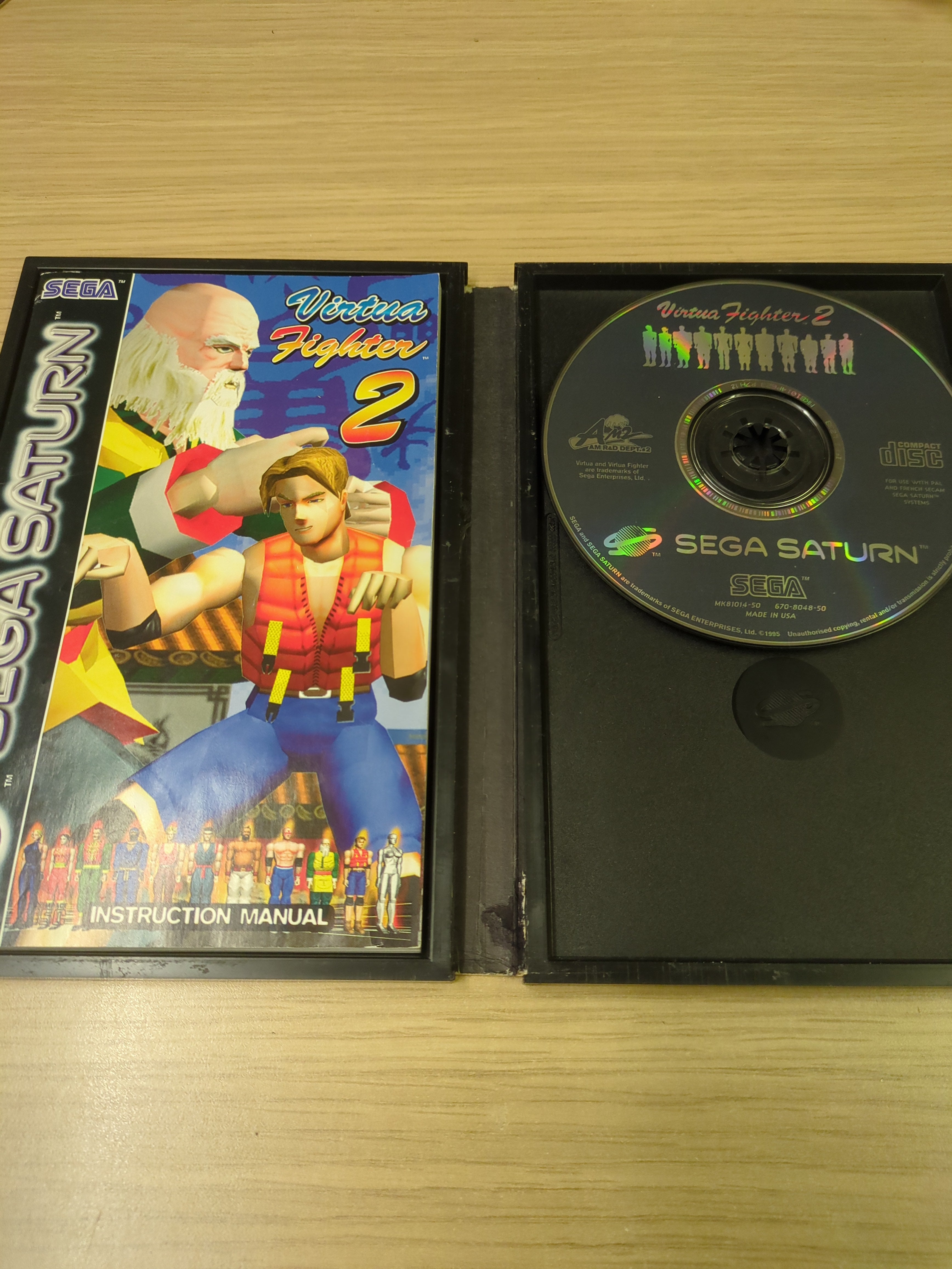 Virtua Fighter 2 Sega Saturn game