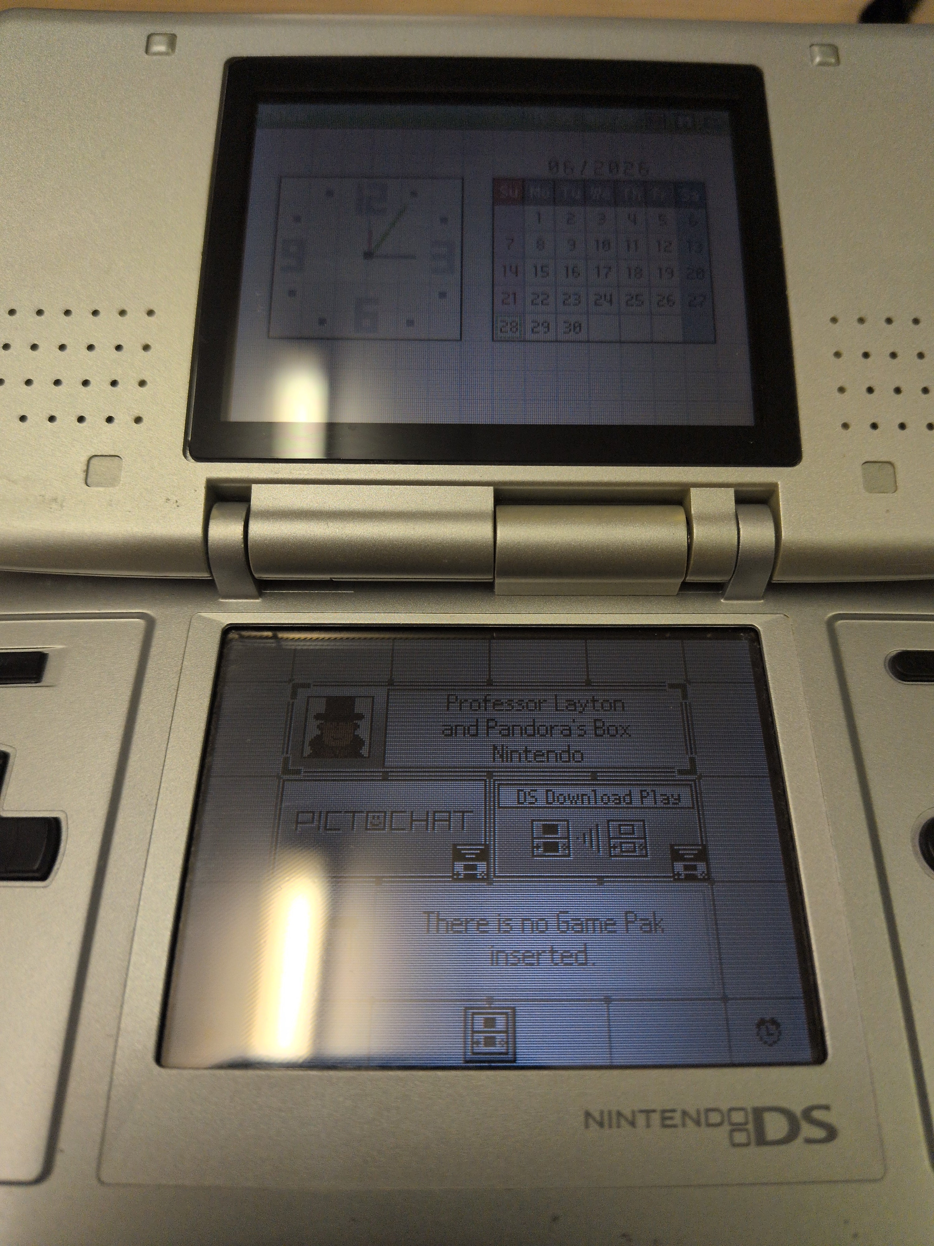 Nintendo DS Original handheld console bundle with 8 games