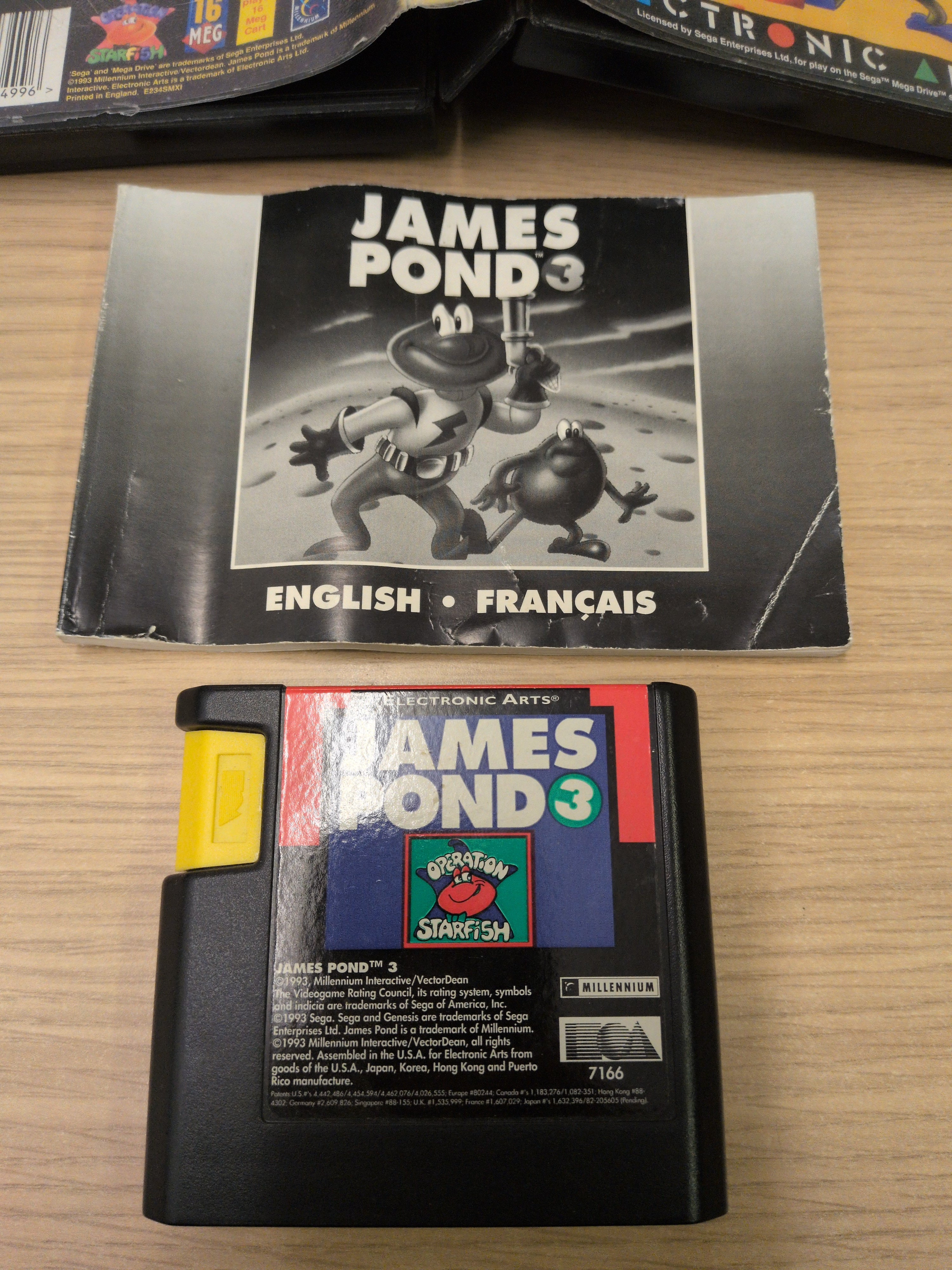 James Pond 3: Operation Starfish Sega Mega Drive game