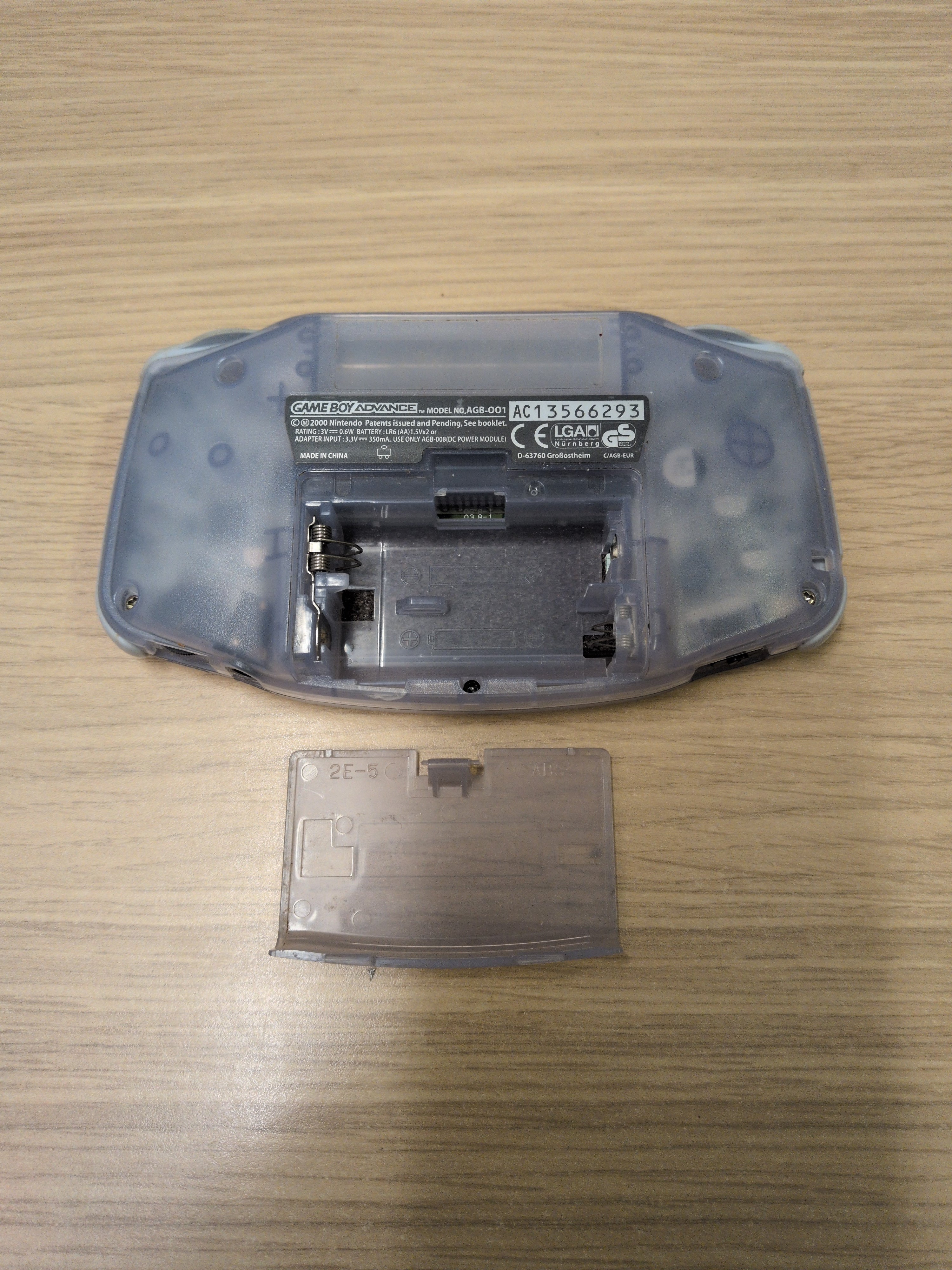 Nintendo Game Boy Advance GBA Handhels Console Transparent