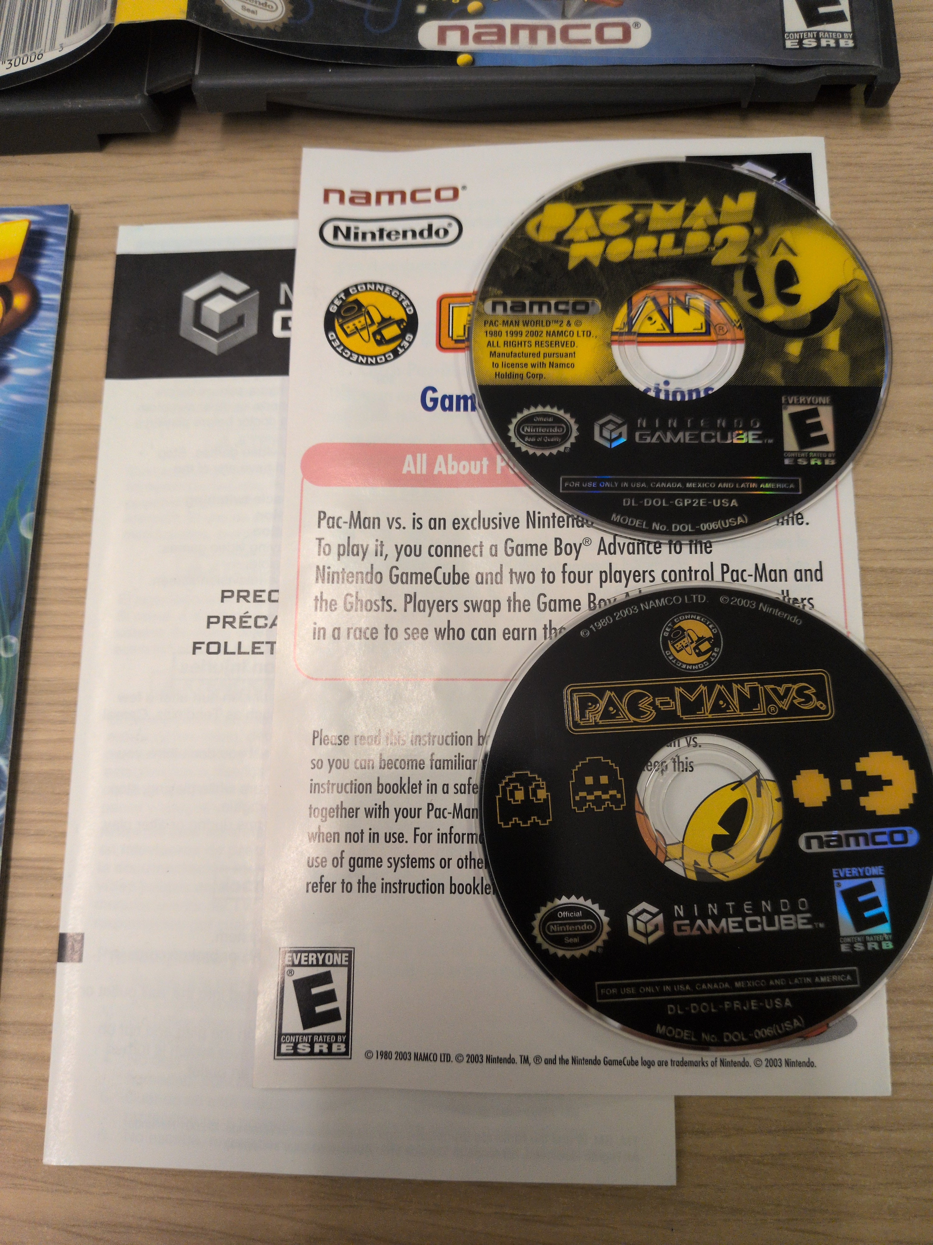 Pac-Man vs. Pac-Man World 2 GameCube game NTSC