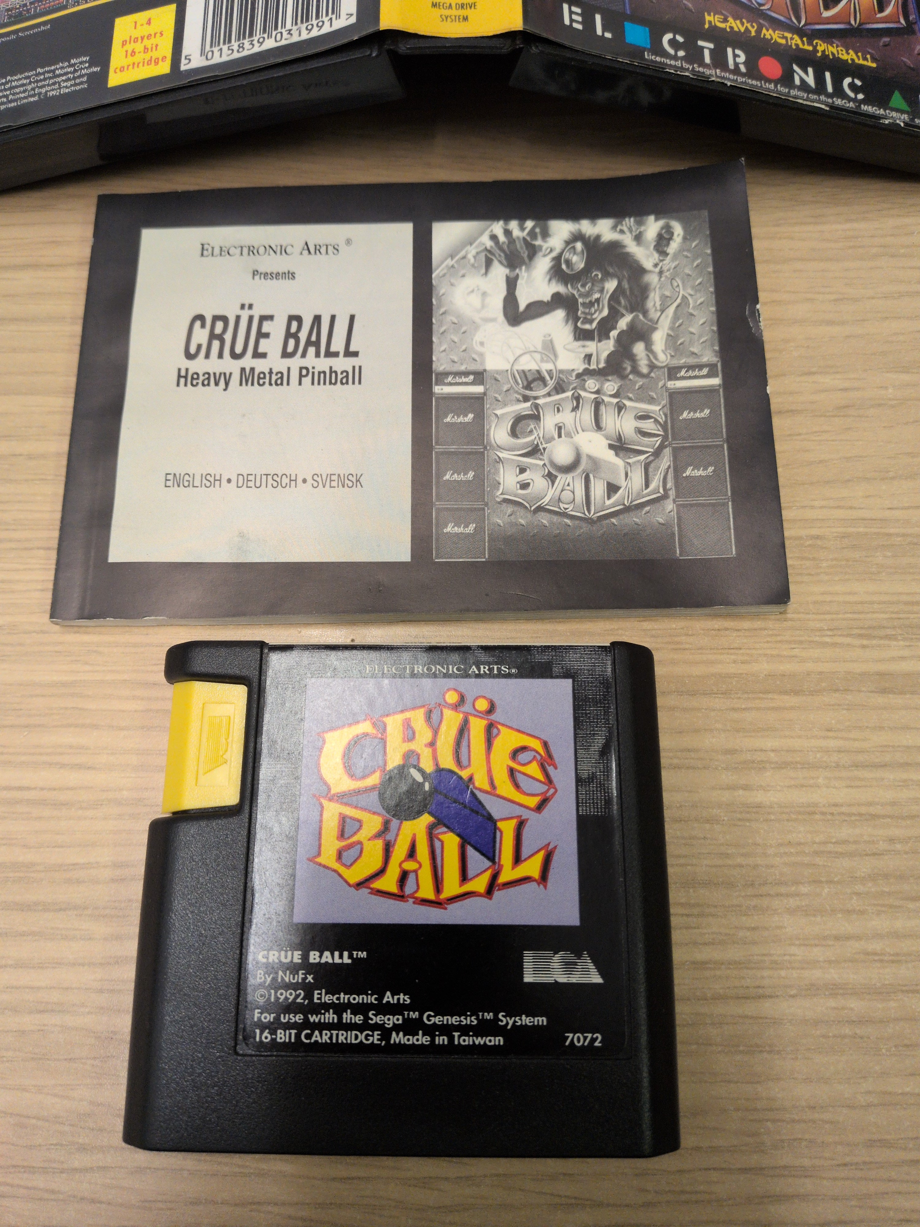 Crue Ball Sega Mega Drive game