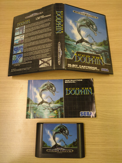 Ecco The Dolphin Sega Mega Drive game complete