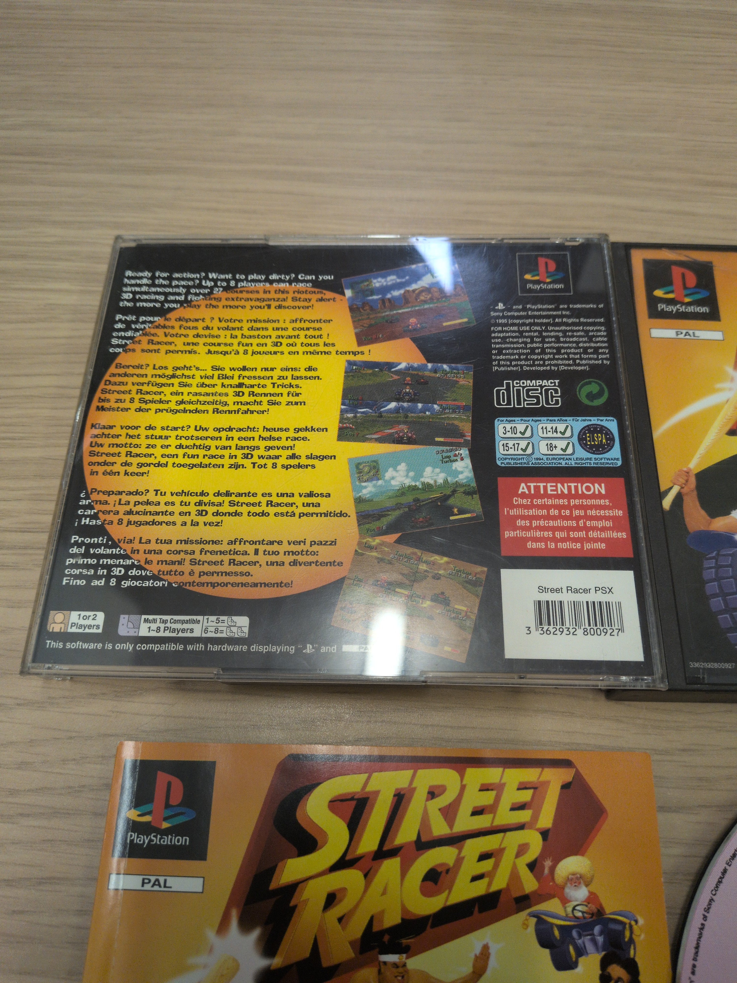 Street Racer Sony PS1 game
