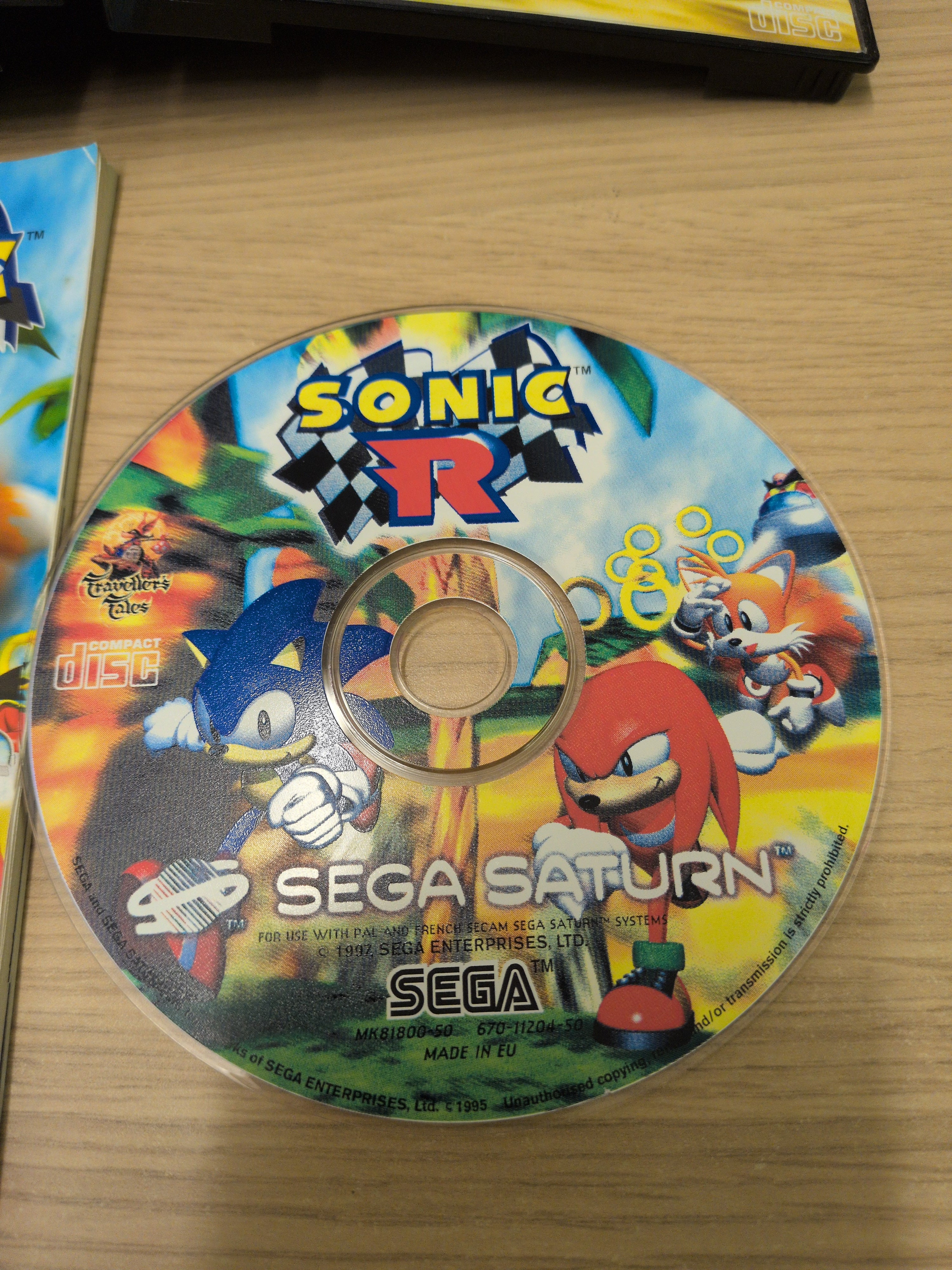 Sonic R Sega Saturn game