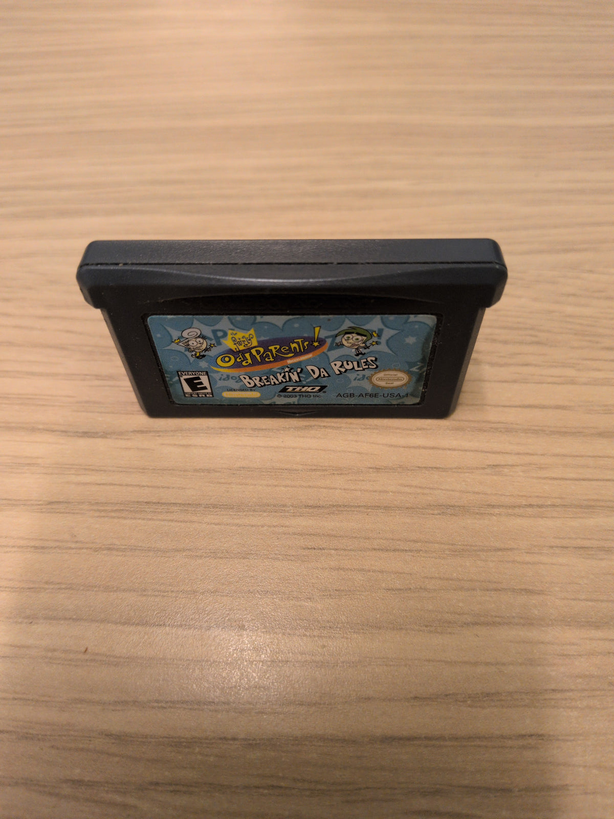 The Fairly Odd Parents: Breakin' Da Rules Nintendo Game Boy Advance GBA Cart Only NTSC