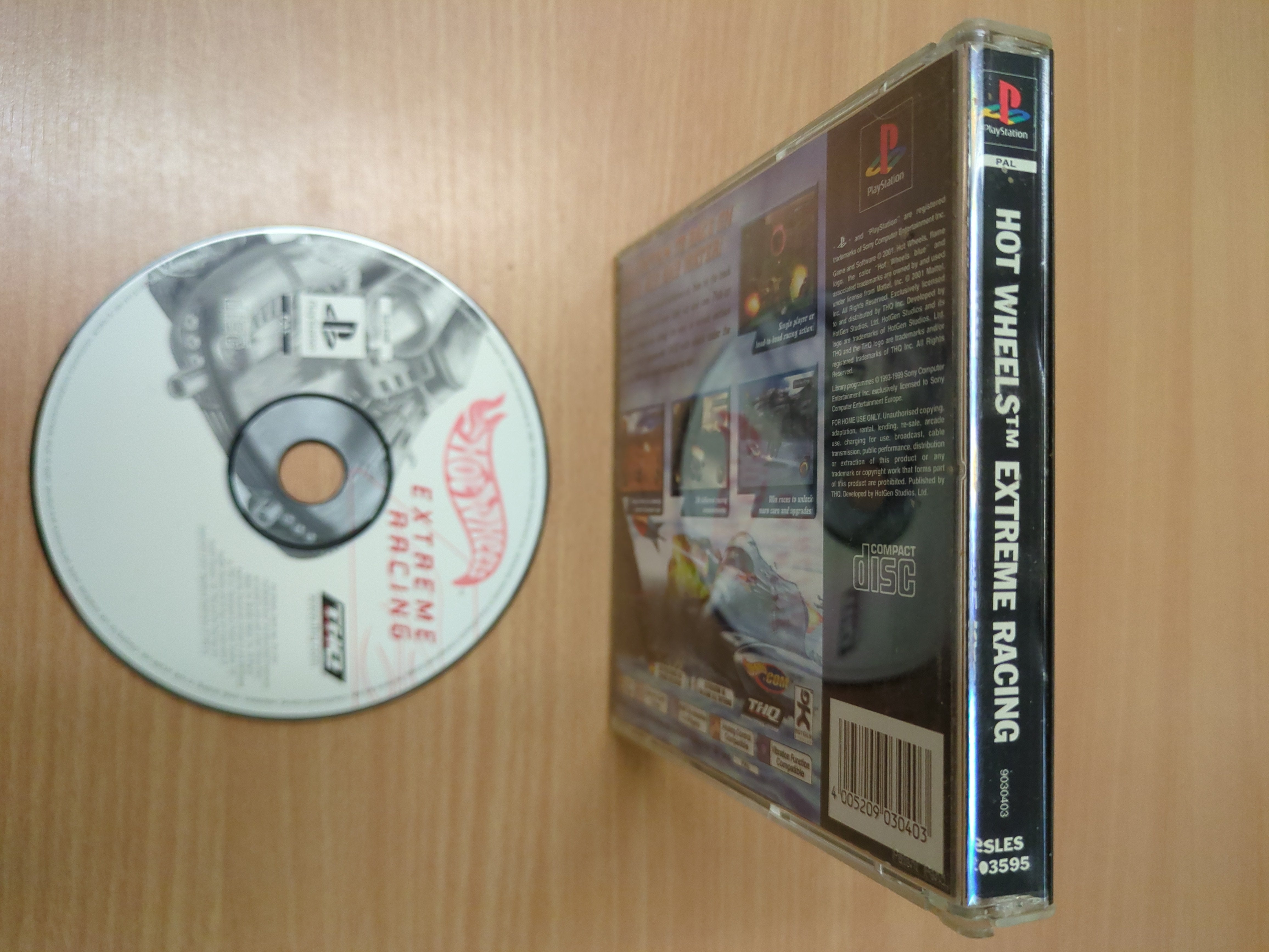 Hot Wheels Extreme Racing Sony PS1 game