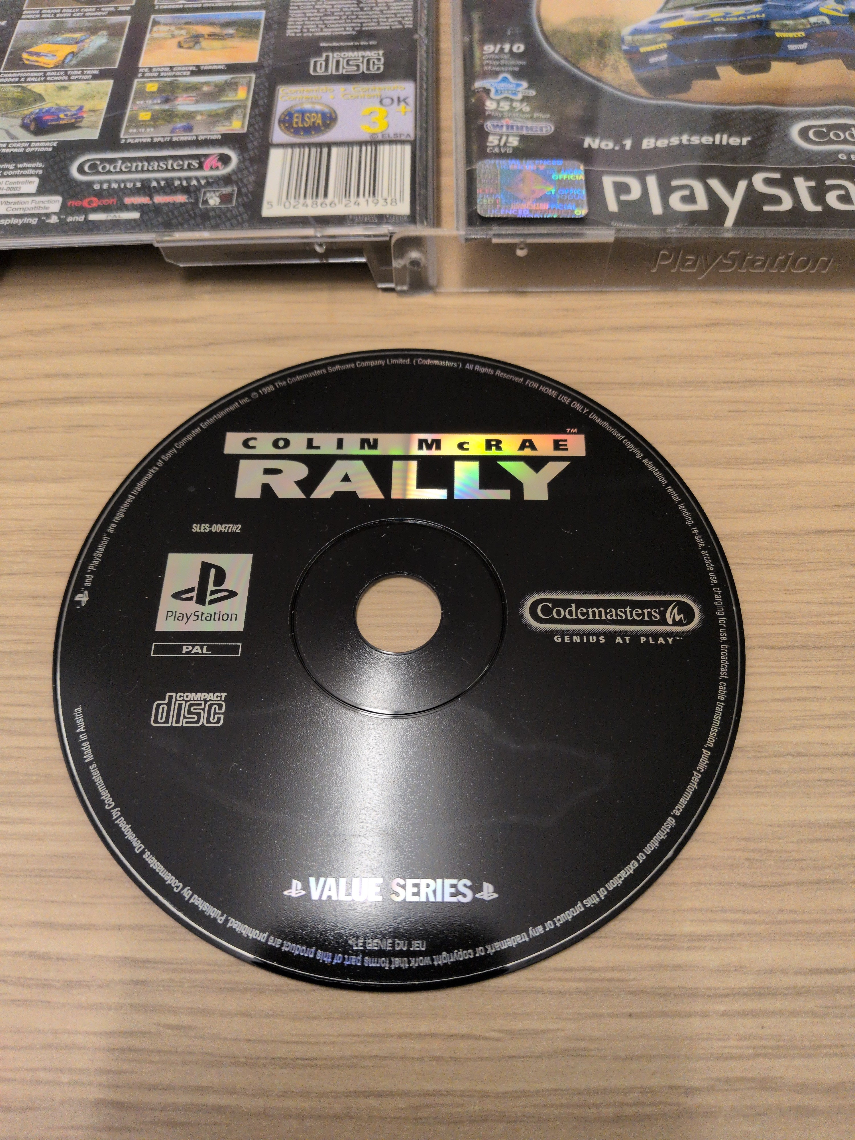 Colin McRae Rally (No. 1 Bestseller) Sony PS1 game