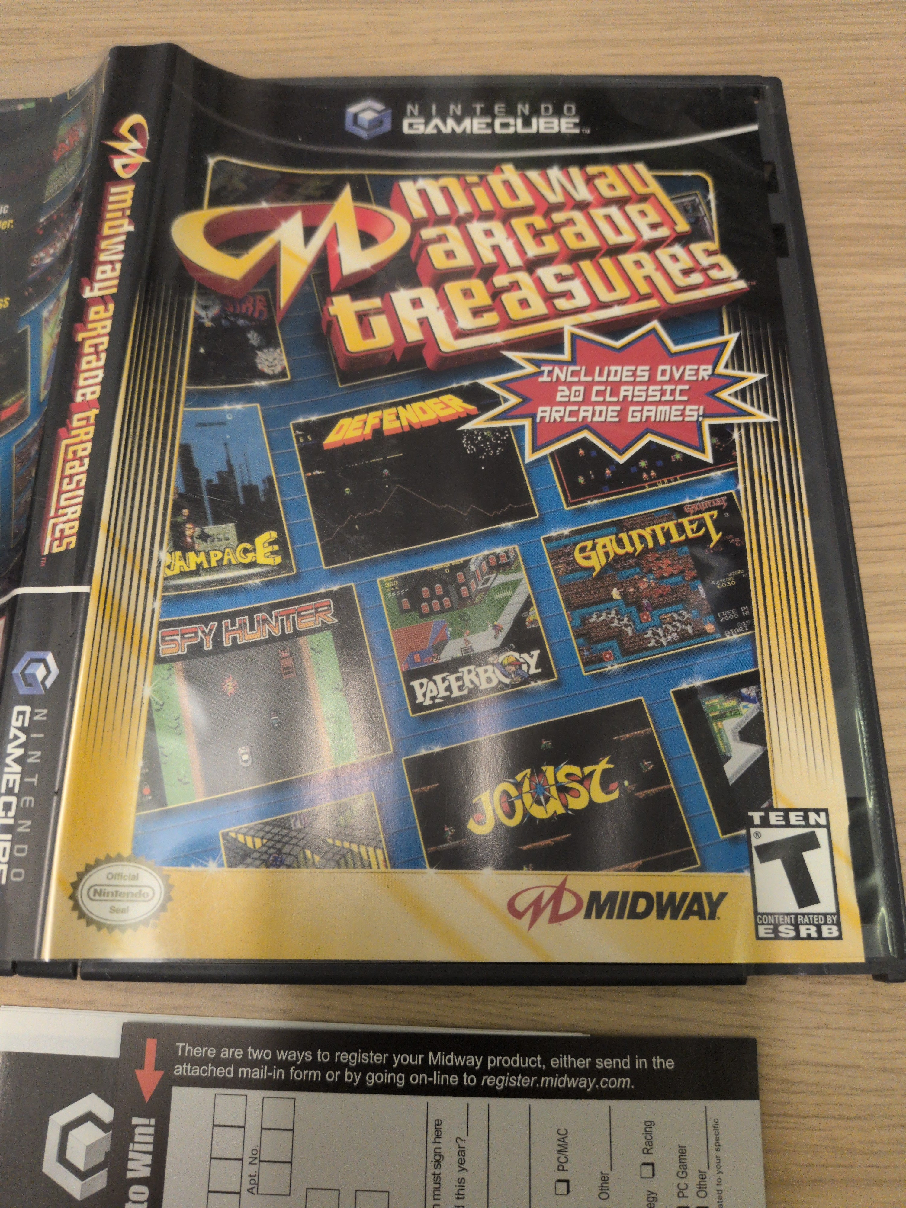 Midway Arcade Treasures GameCube game NTSC