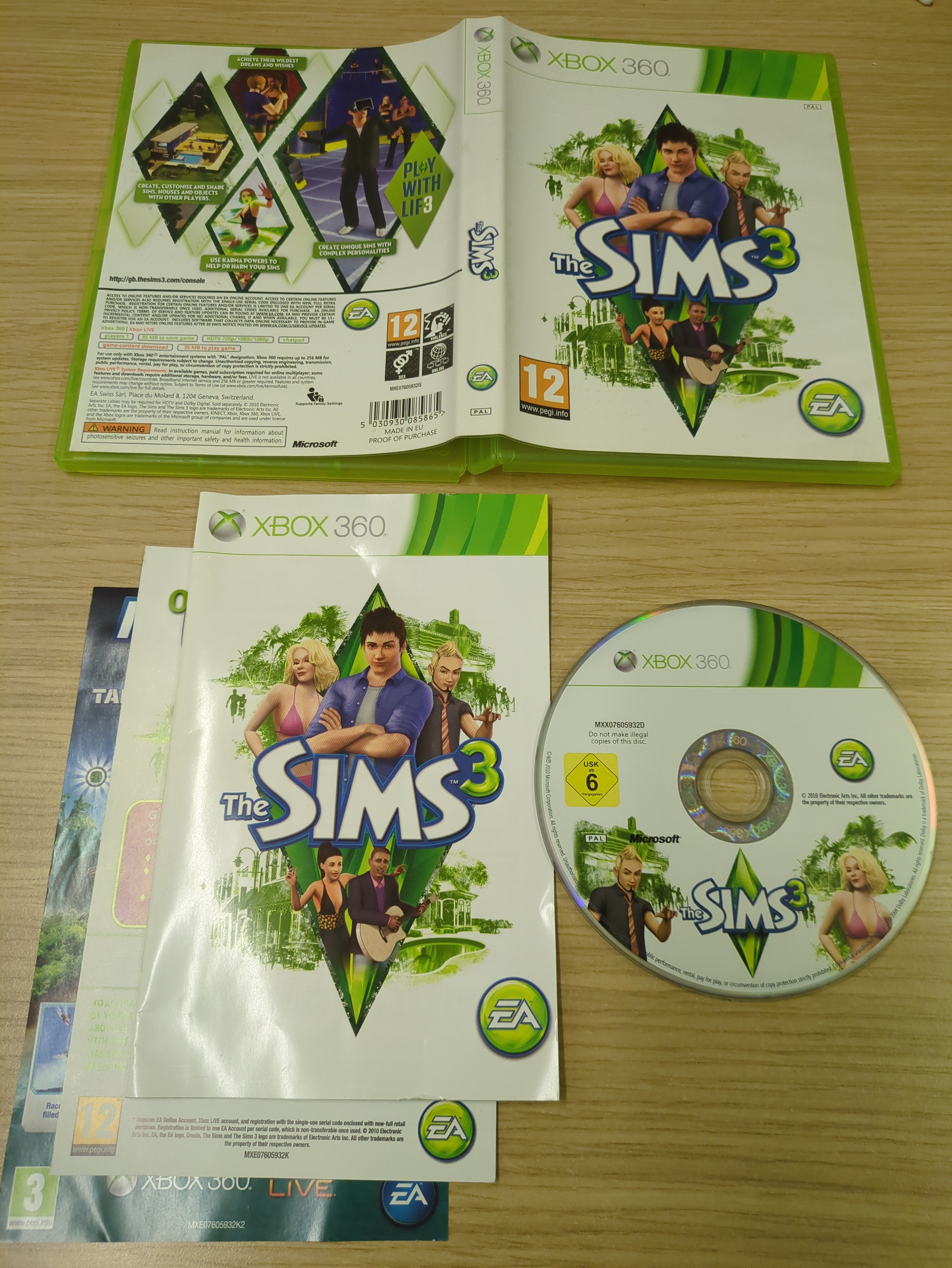 The Sims 3 Xbox 360 game