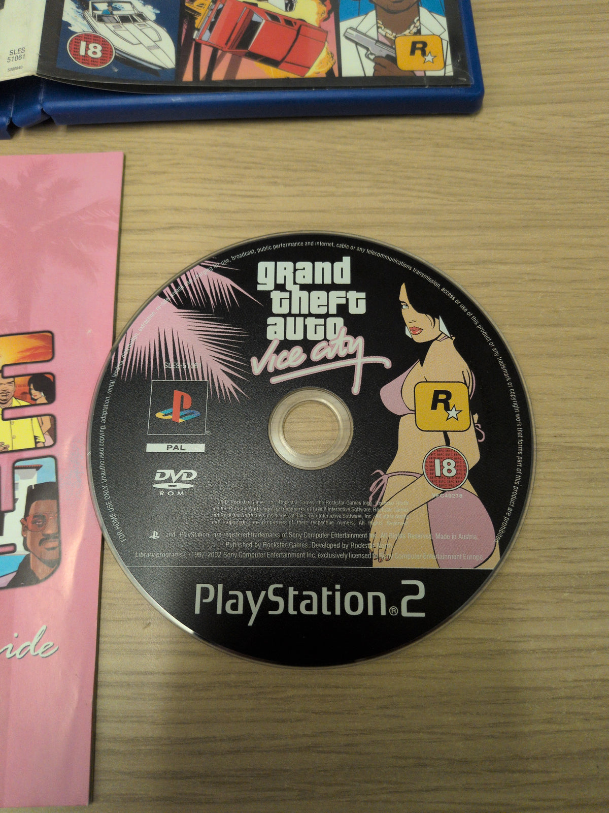 Grand Theft Auto: Vice City Sony PS2 game