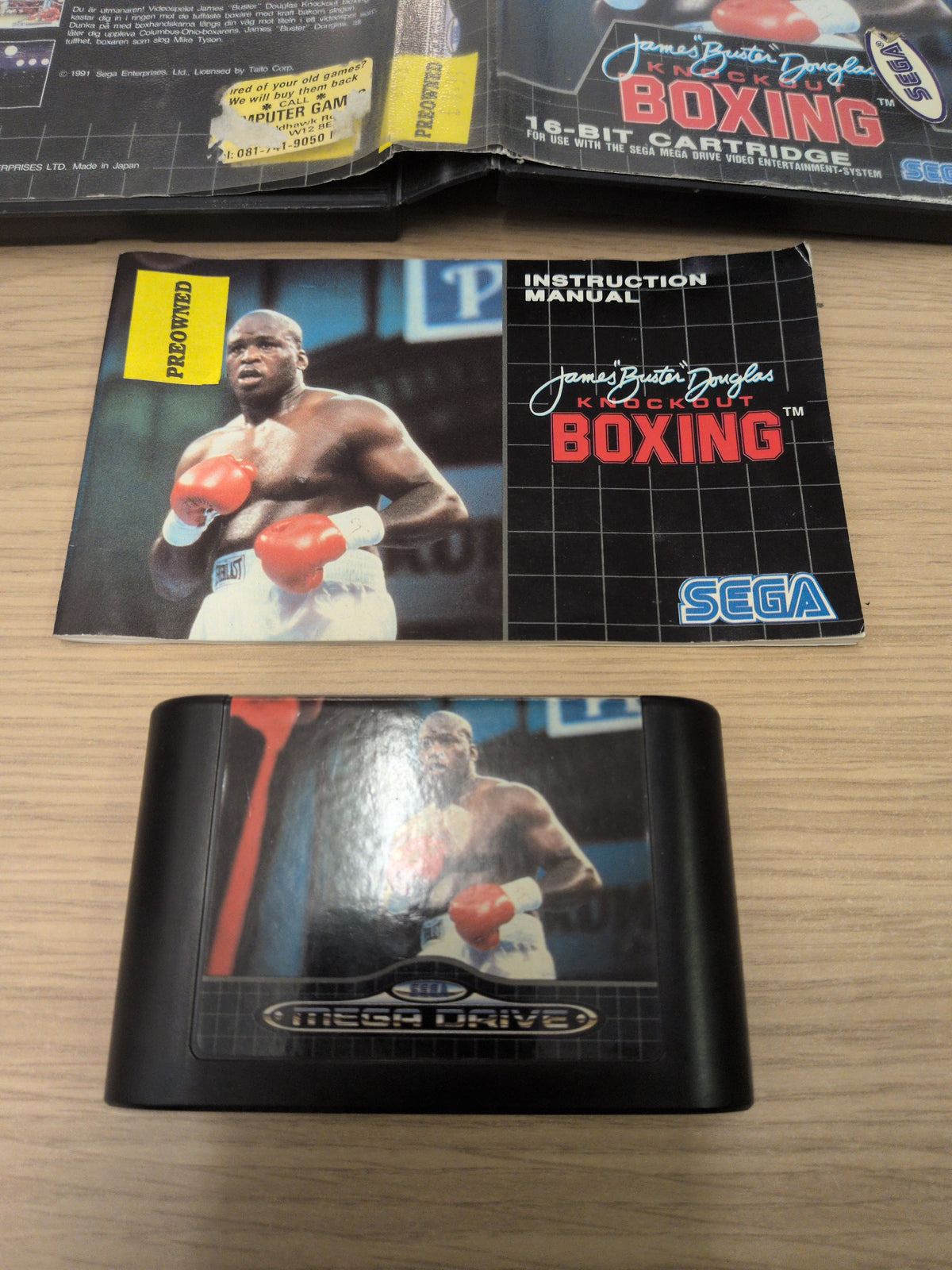 James 'Buster' Douglas Knockout Boxing Sega Mega Drive game