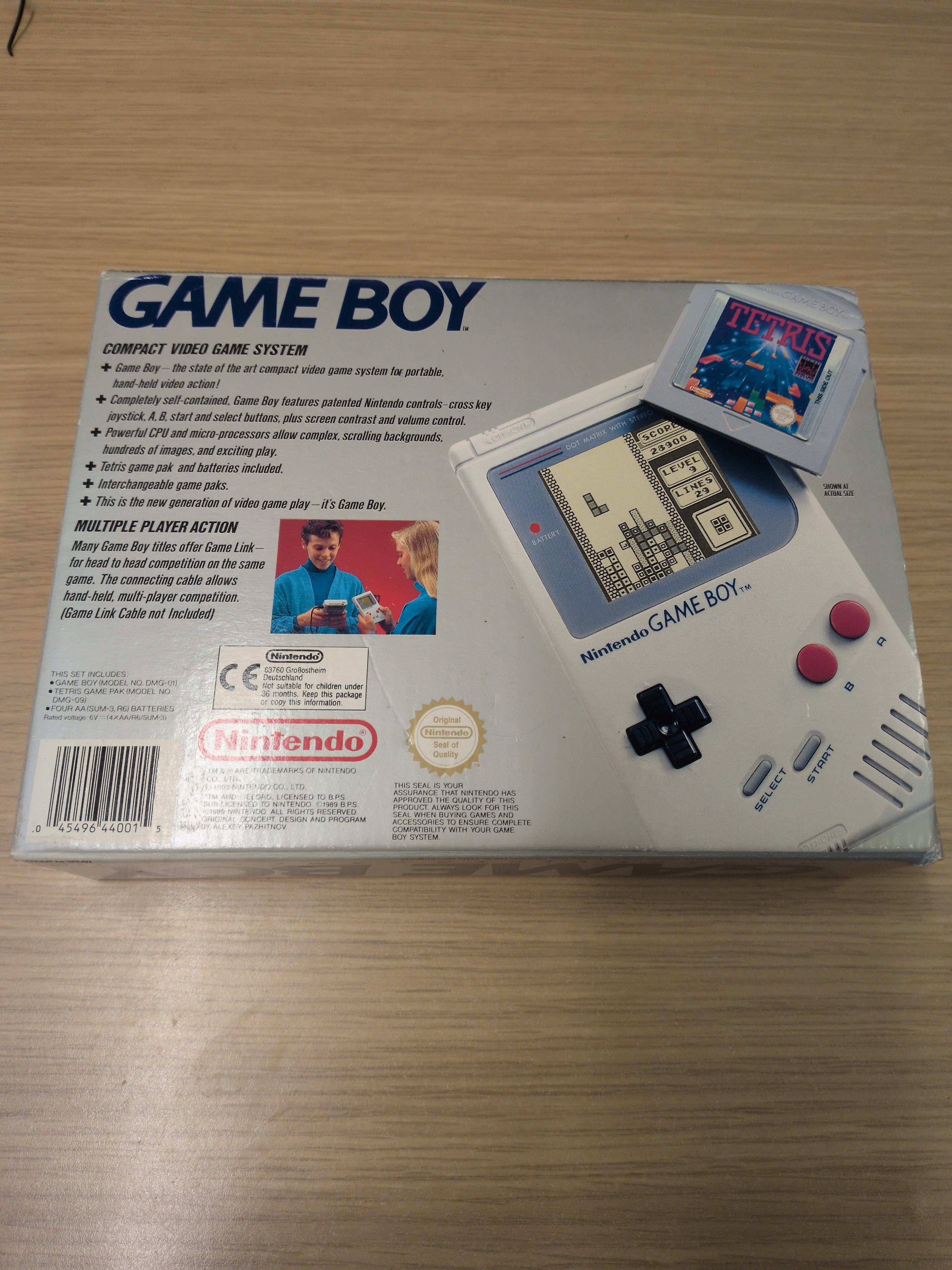 Nintendo Game Boy Handheld Console DMG-01 Super Mario Land Pak boxed