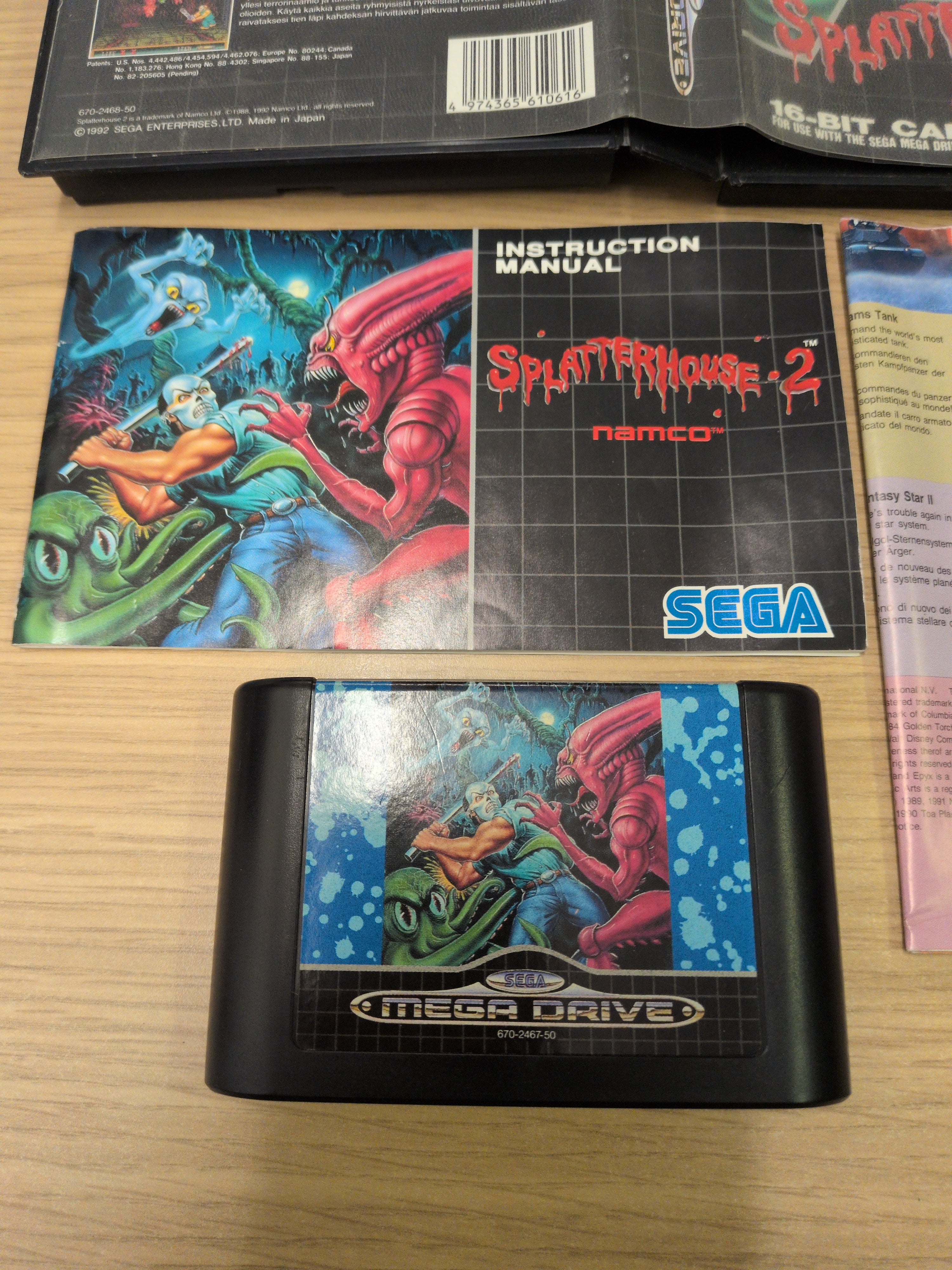 Splatterhouse 2 Sega Mega Drive game
