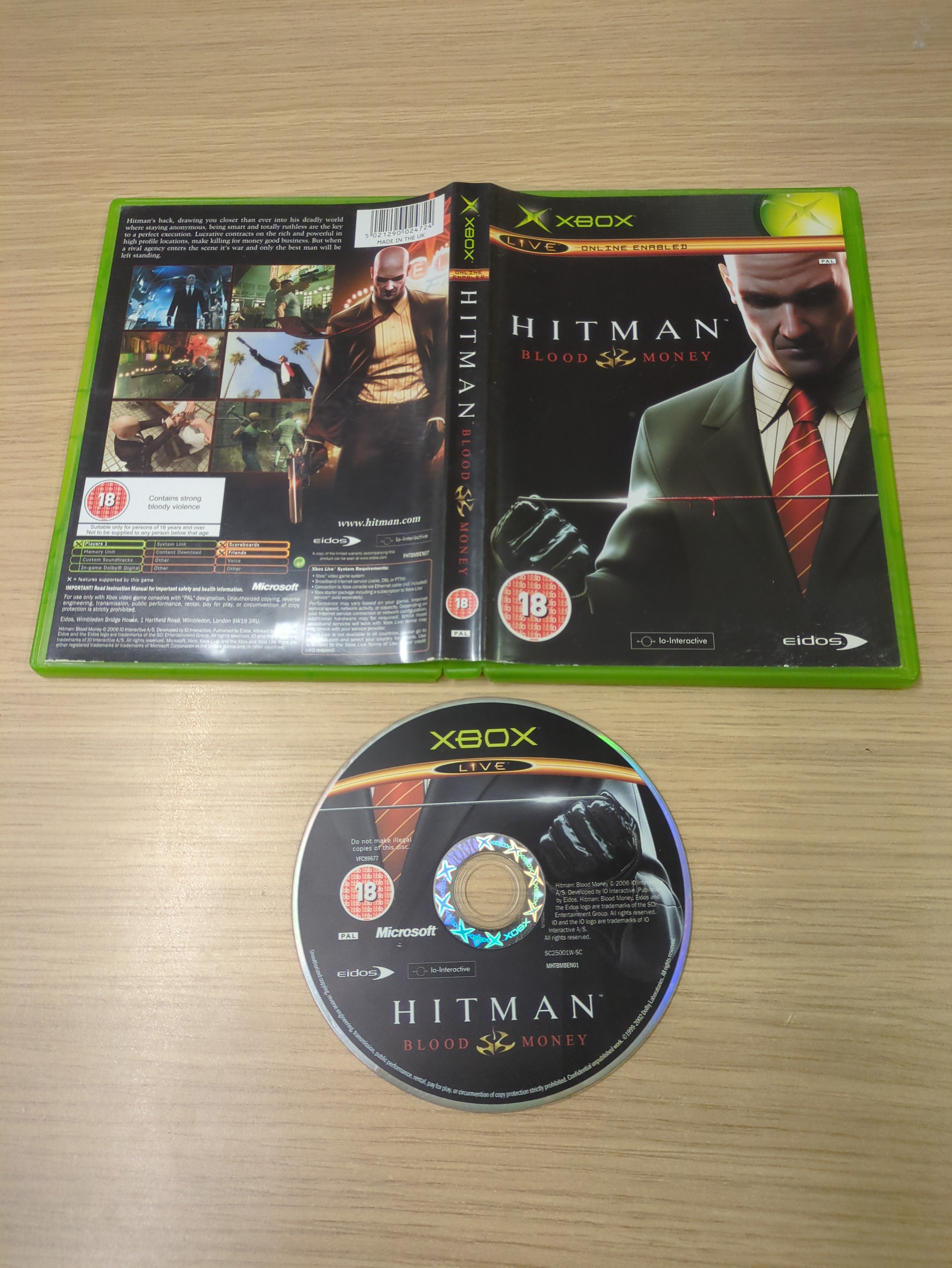 Hitman: Blood Money original Xbox game