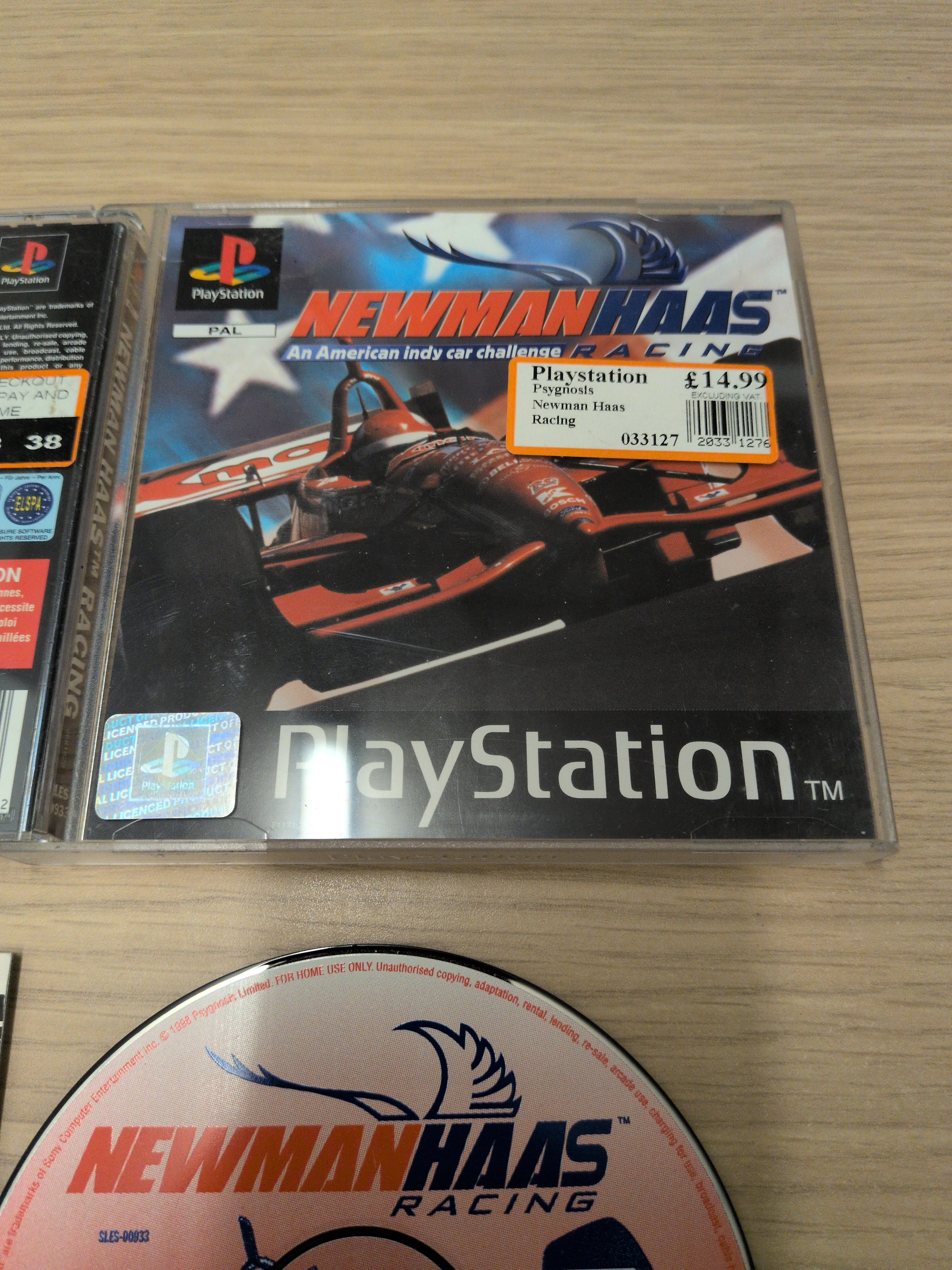 Newman Haas Racing Sony PS1 game