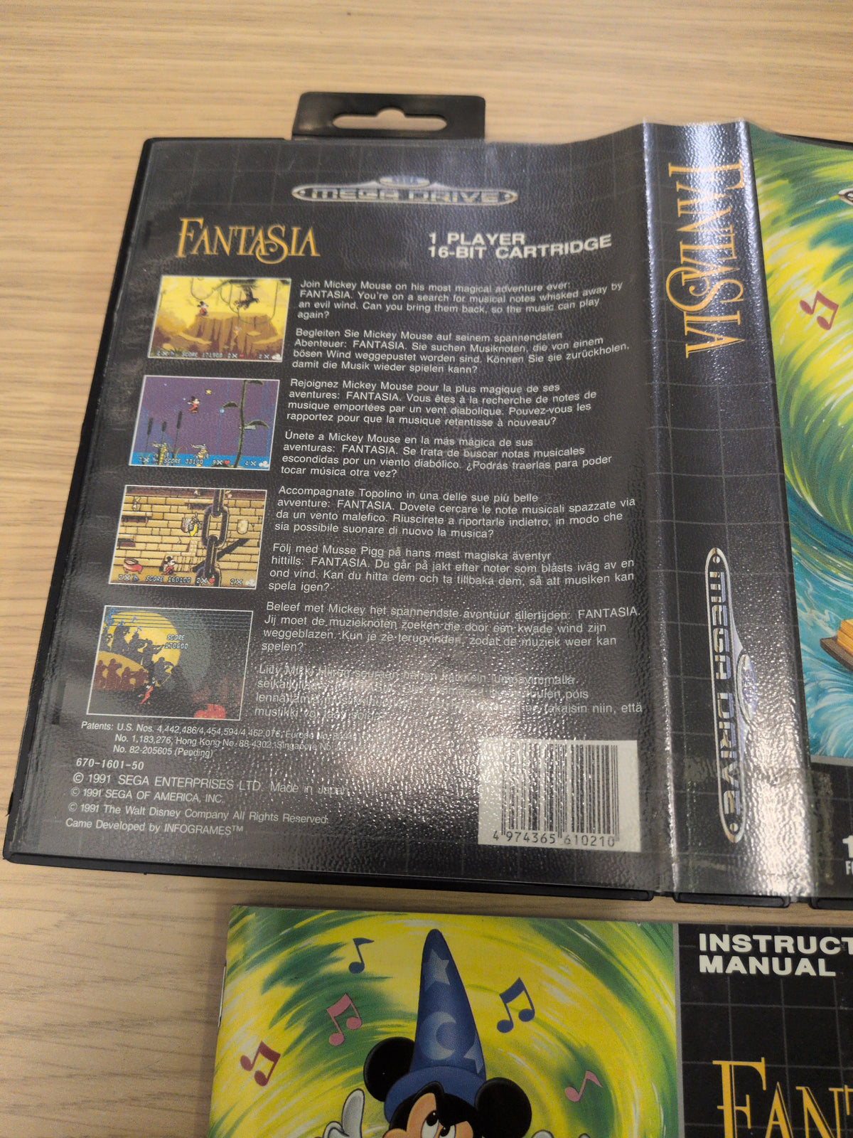 Fantasia (Disney's) Sega Mega Drive Disney game