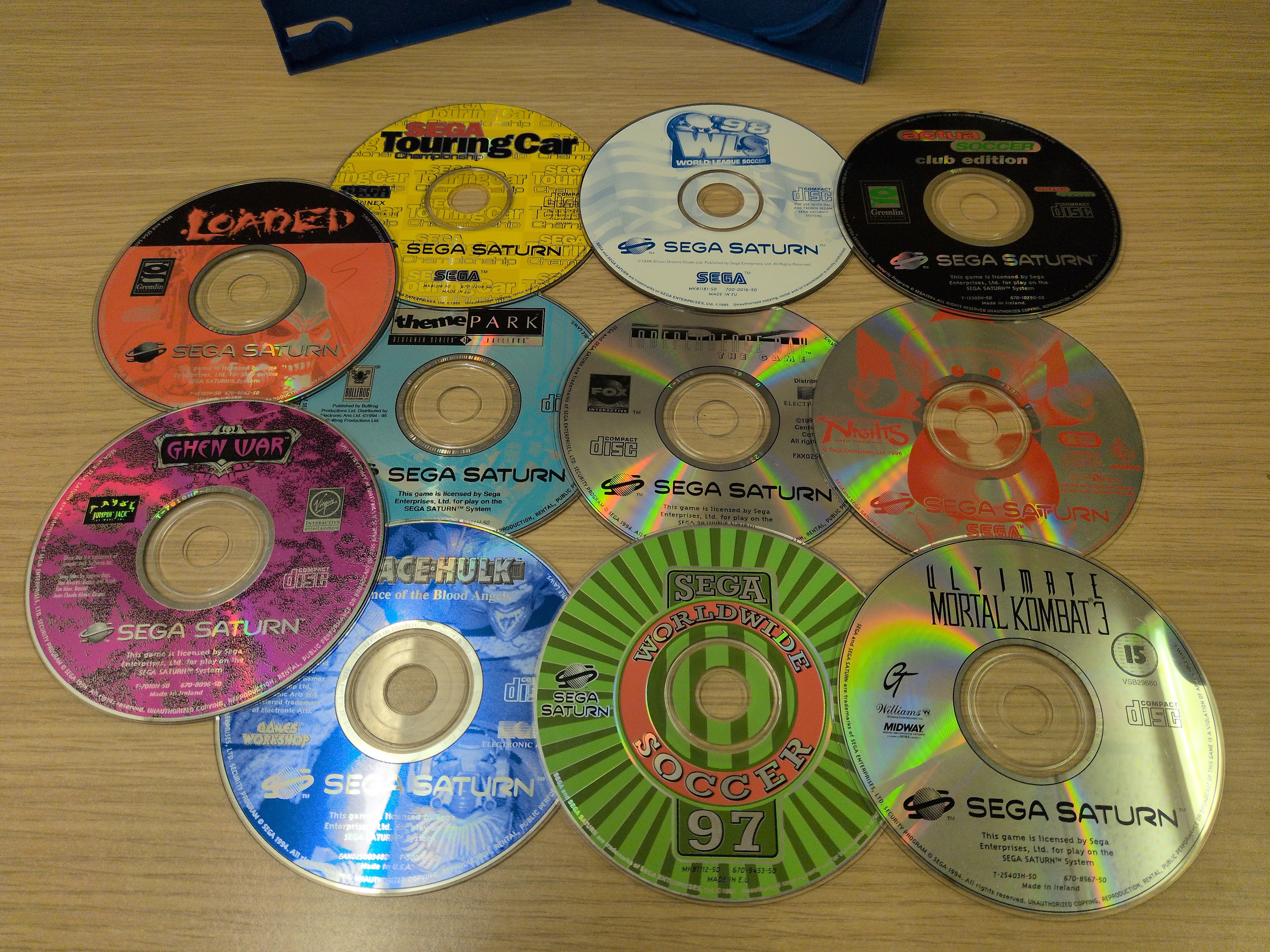 Disc Only Sega Saturn Bundle of games