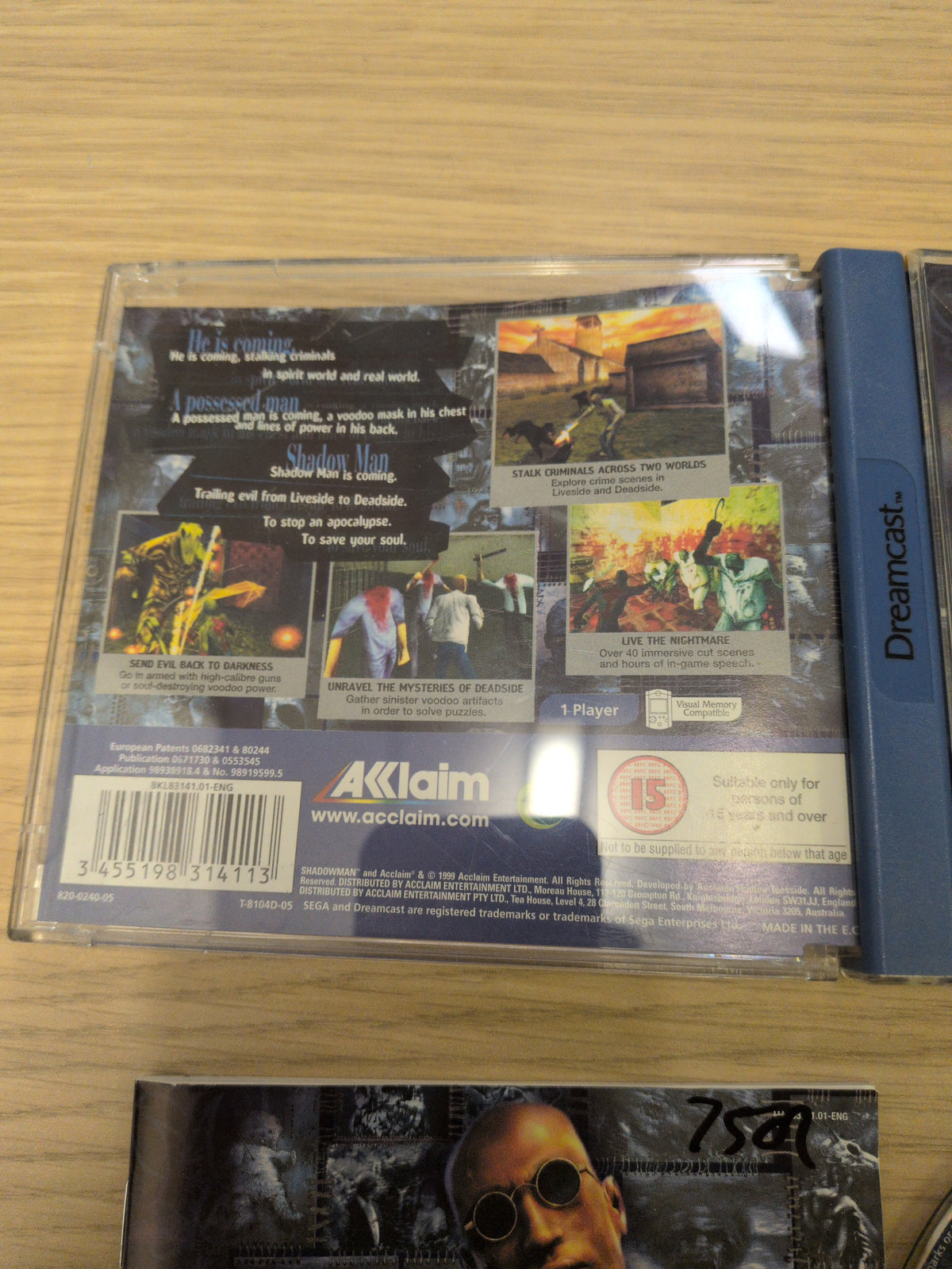 Shadow Man Sega Dreamcast game