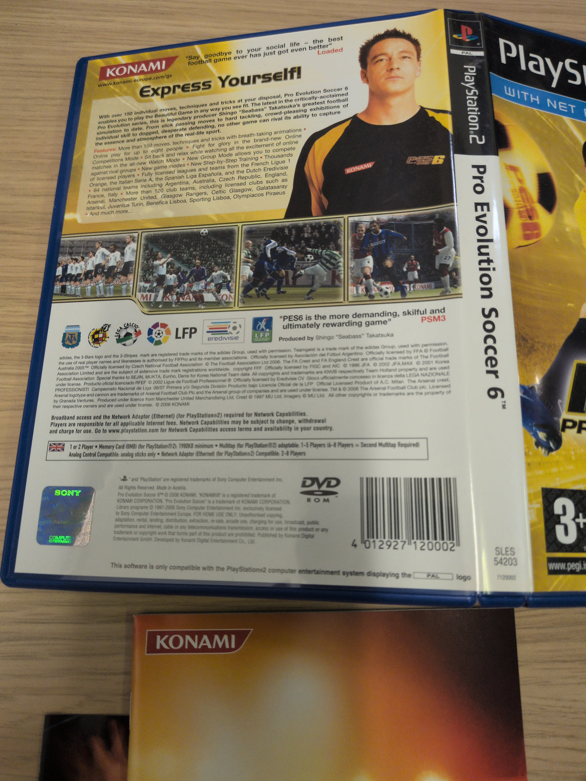 Pro Evolution Soccer 6 Sony PS2 game