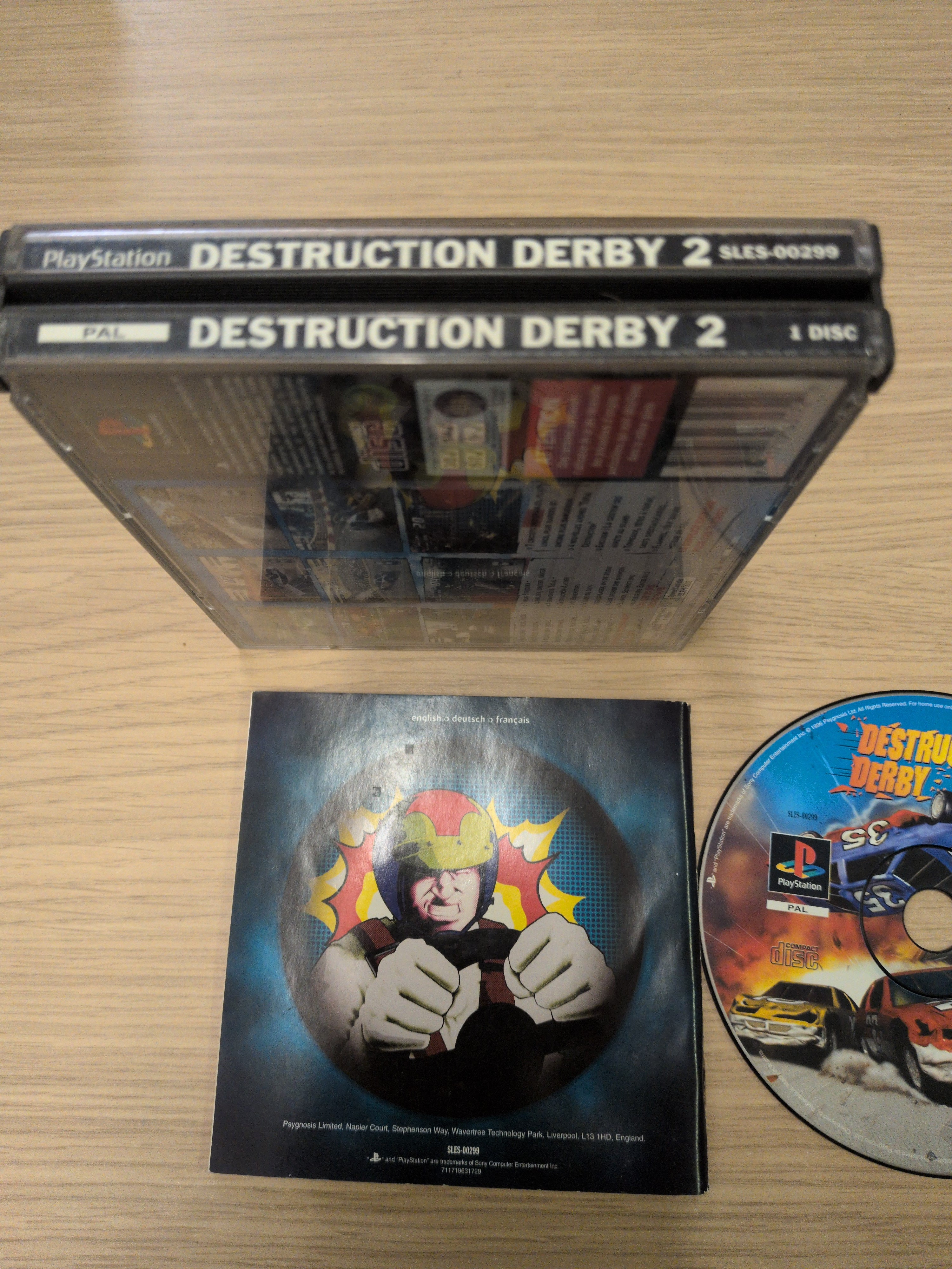Destruction Derby 2 (Big Box) Sony PS1 game