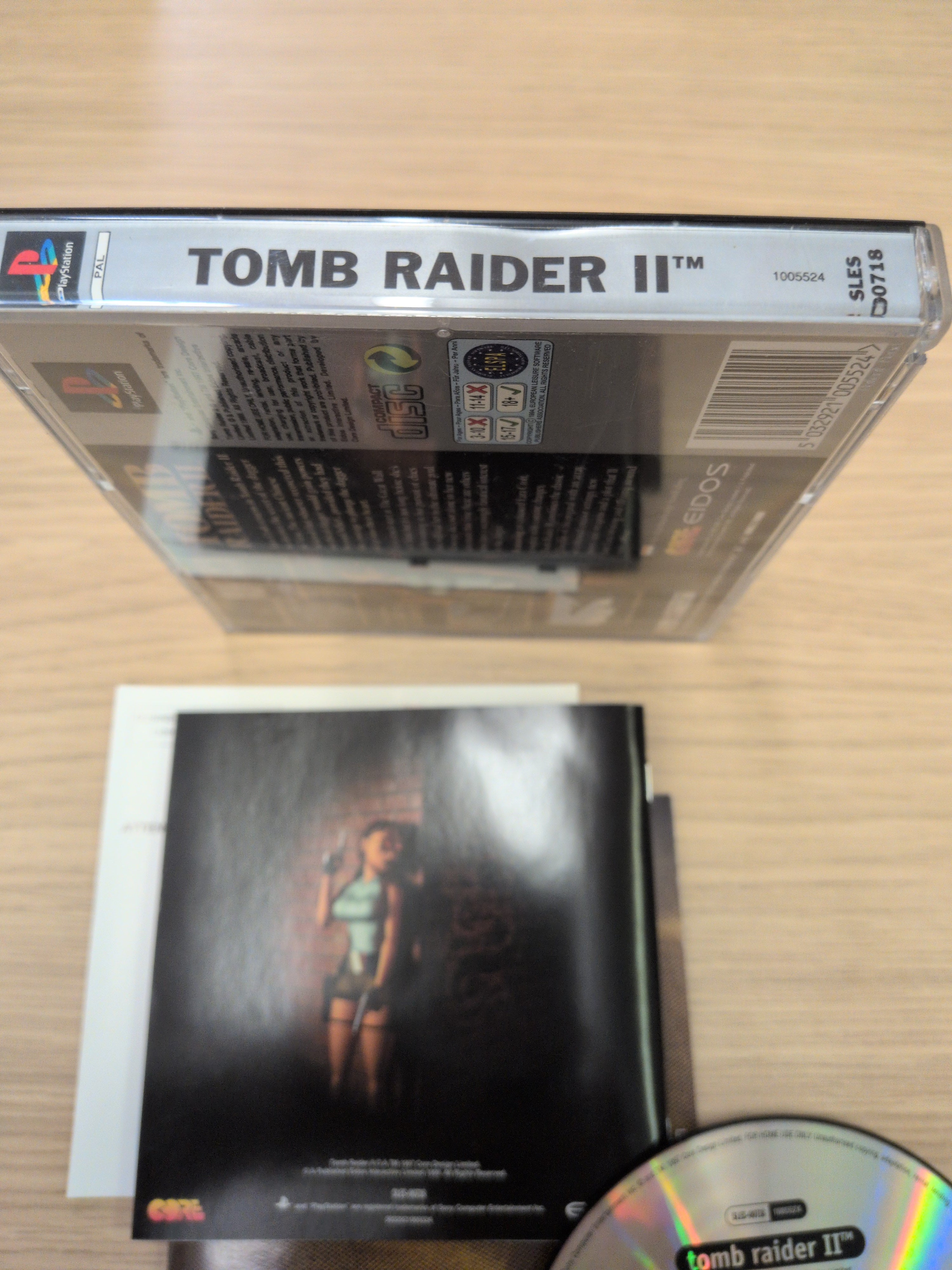 Tomb Raider II Platinum Sony PS1 game