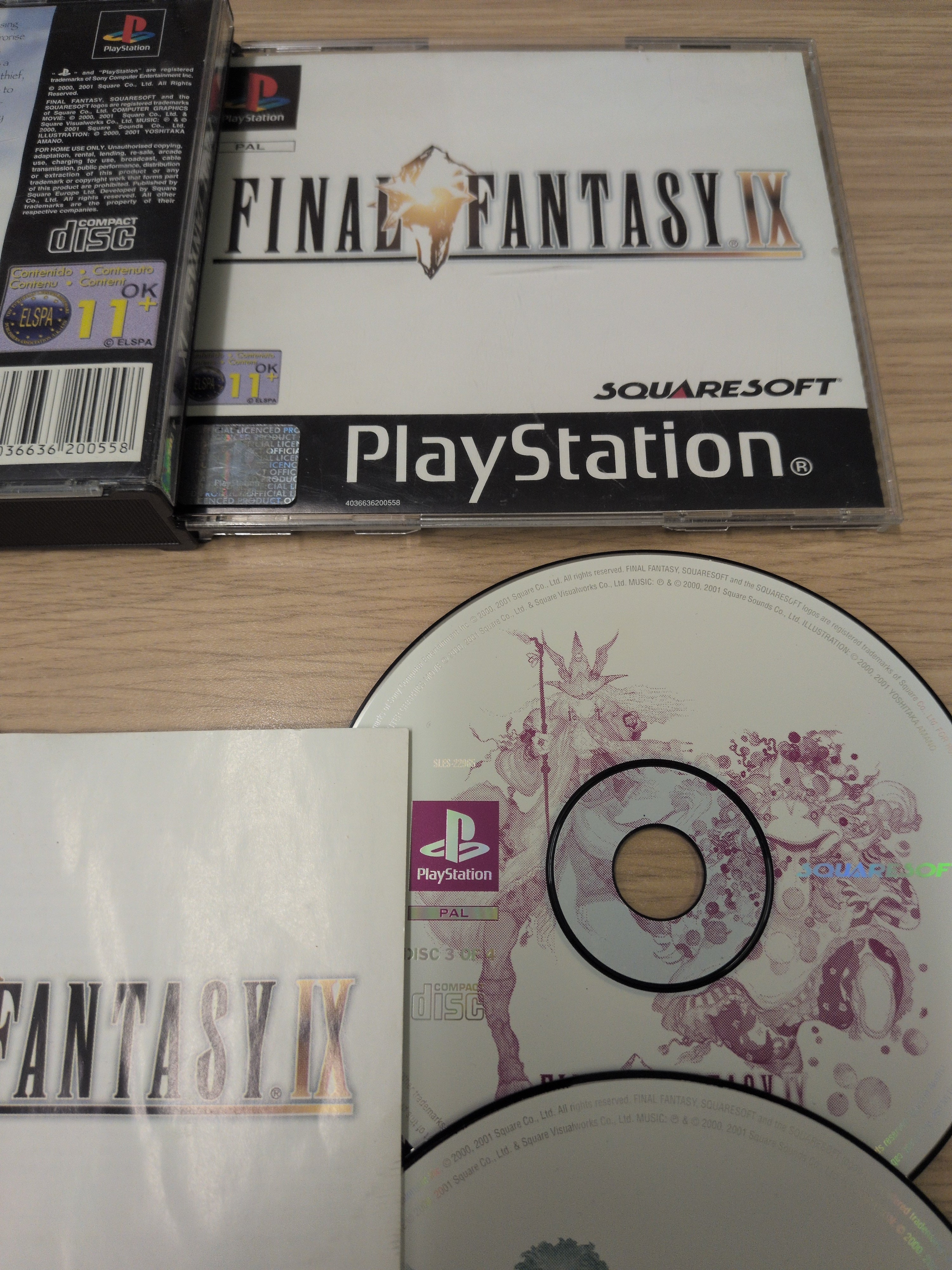 Final Fantasy IX Sony PS1 game