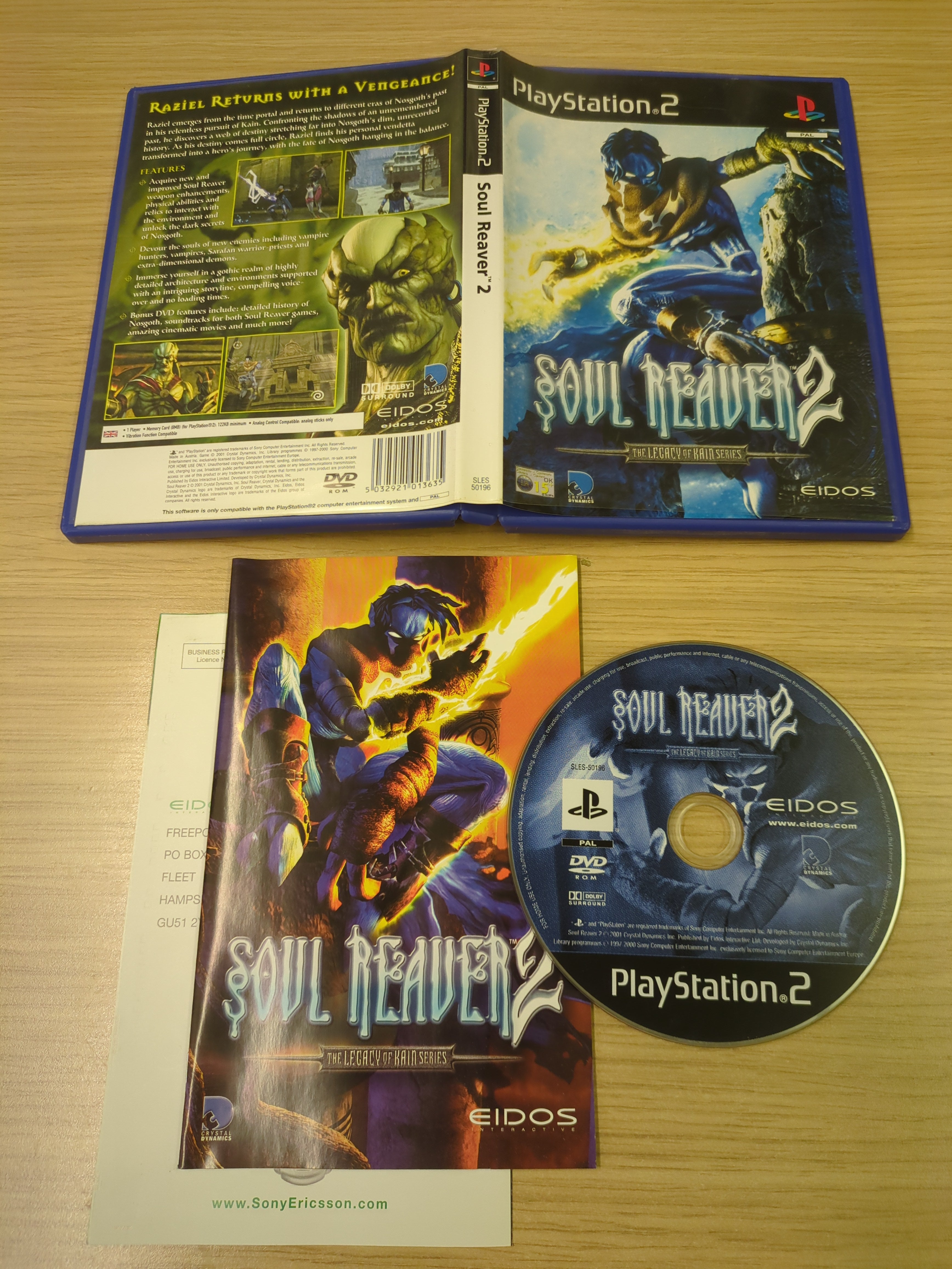 Soul Reaver 2 Sony PS2 game