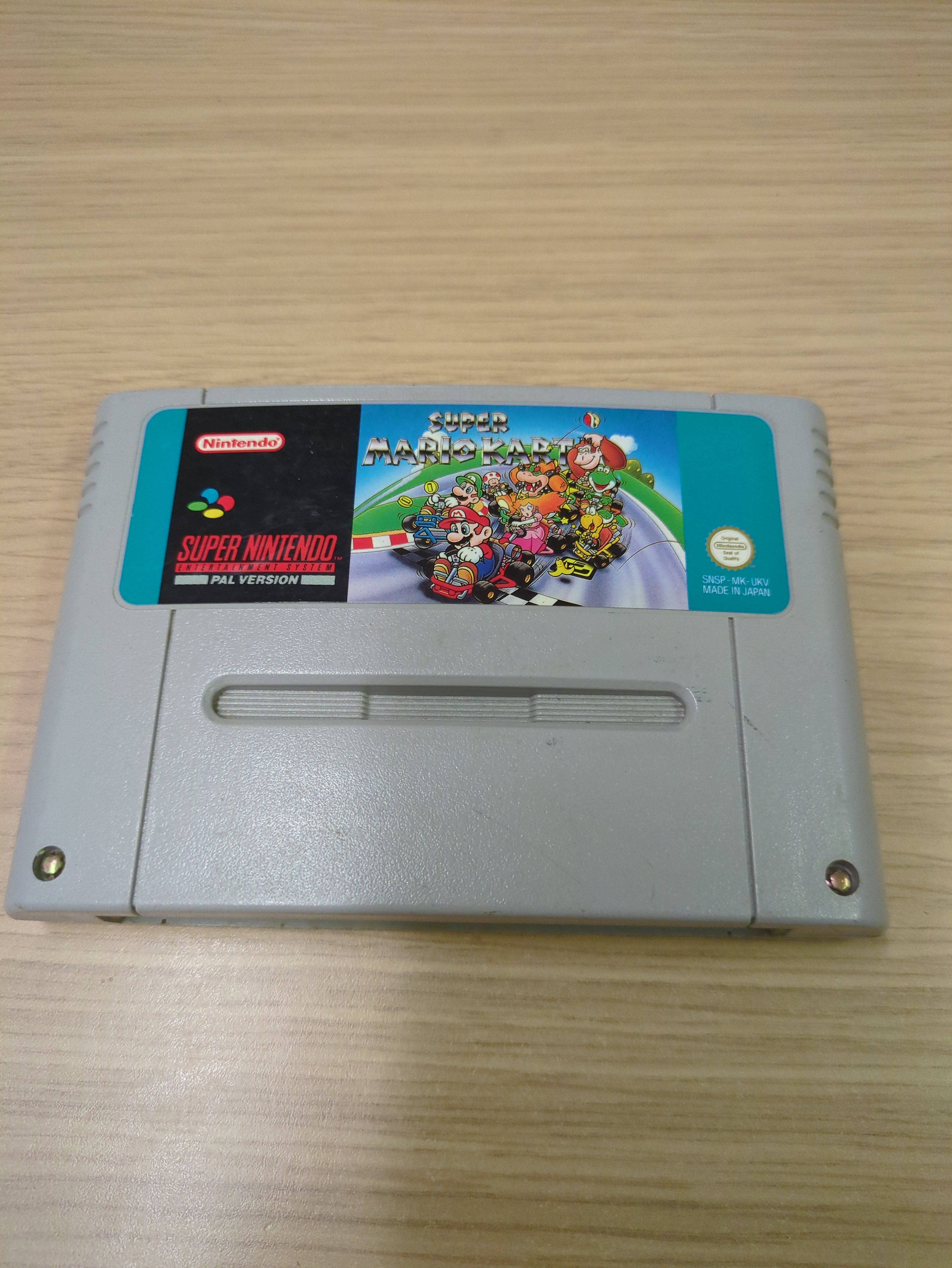 Super Mario Kart Super Nintendo SNES game Cart Only