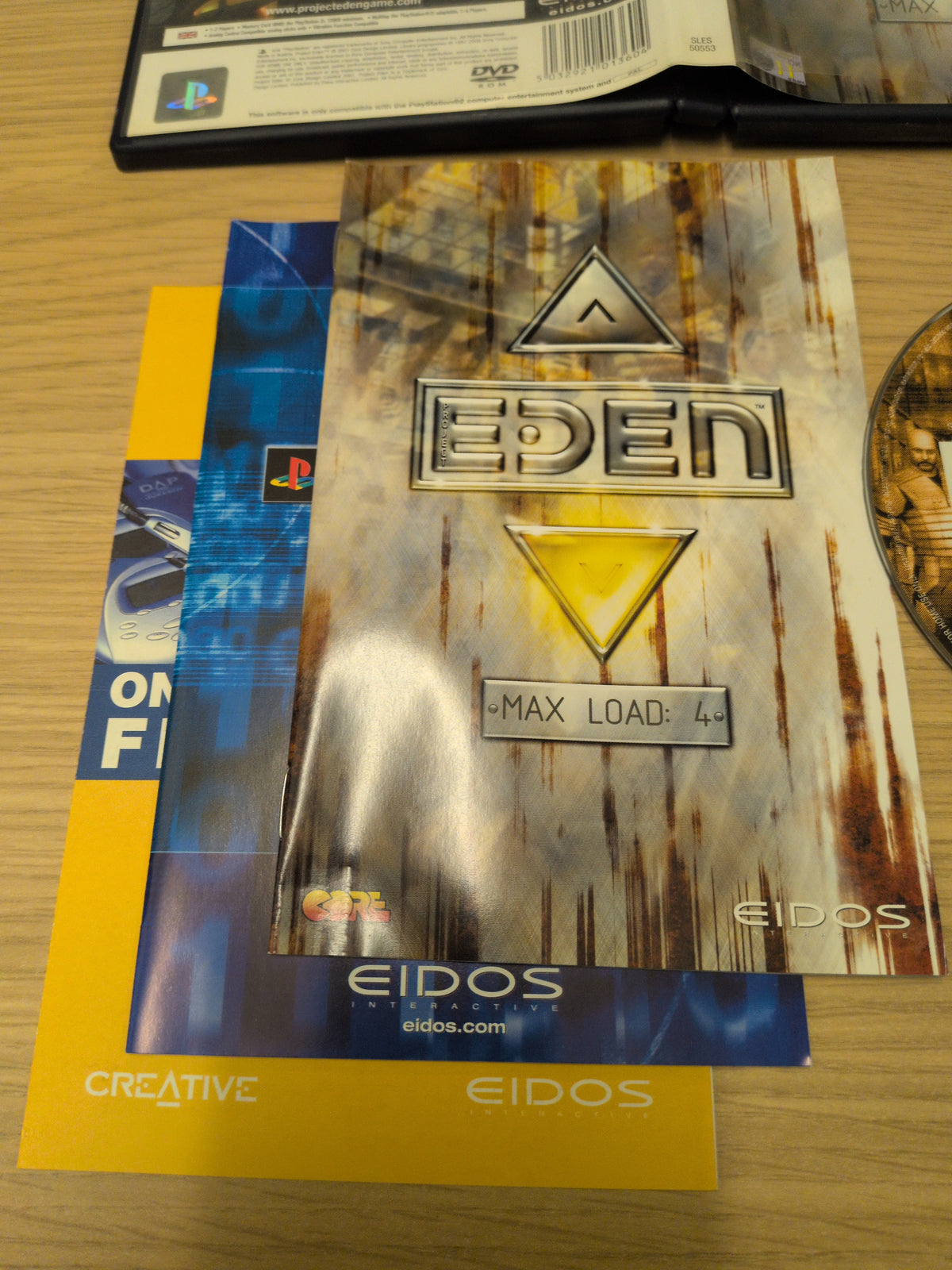 Project Eden Sony PS2 game