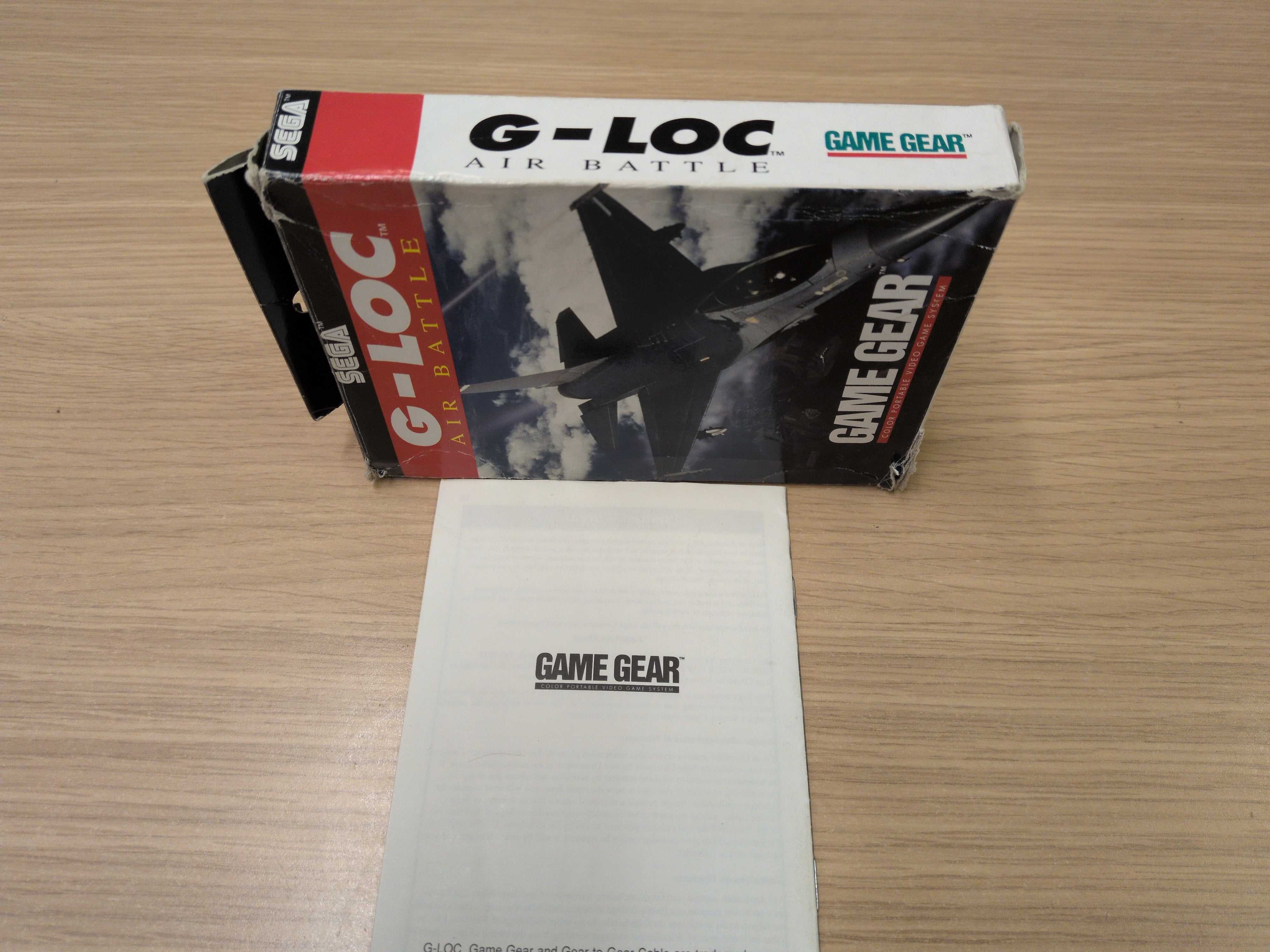 G-Loc: Air Battle NTSC Sega Game Gear game